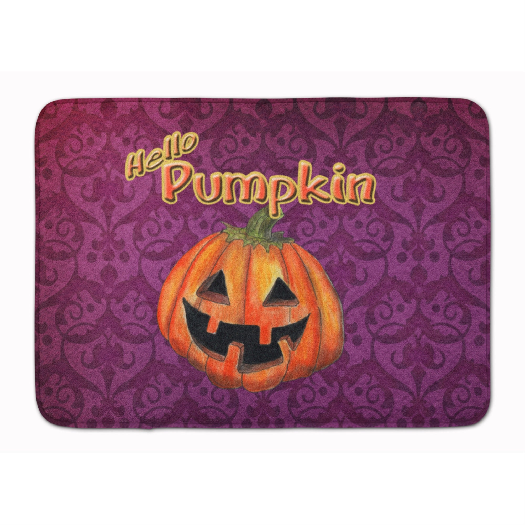 'Caroline'S Treasures Hello Pumpkin Halloween Floor Mat, 19'''' X 27'''', Multicolor''