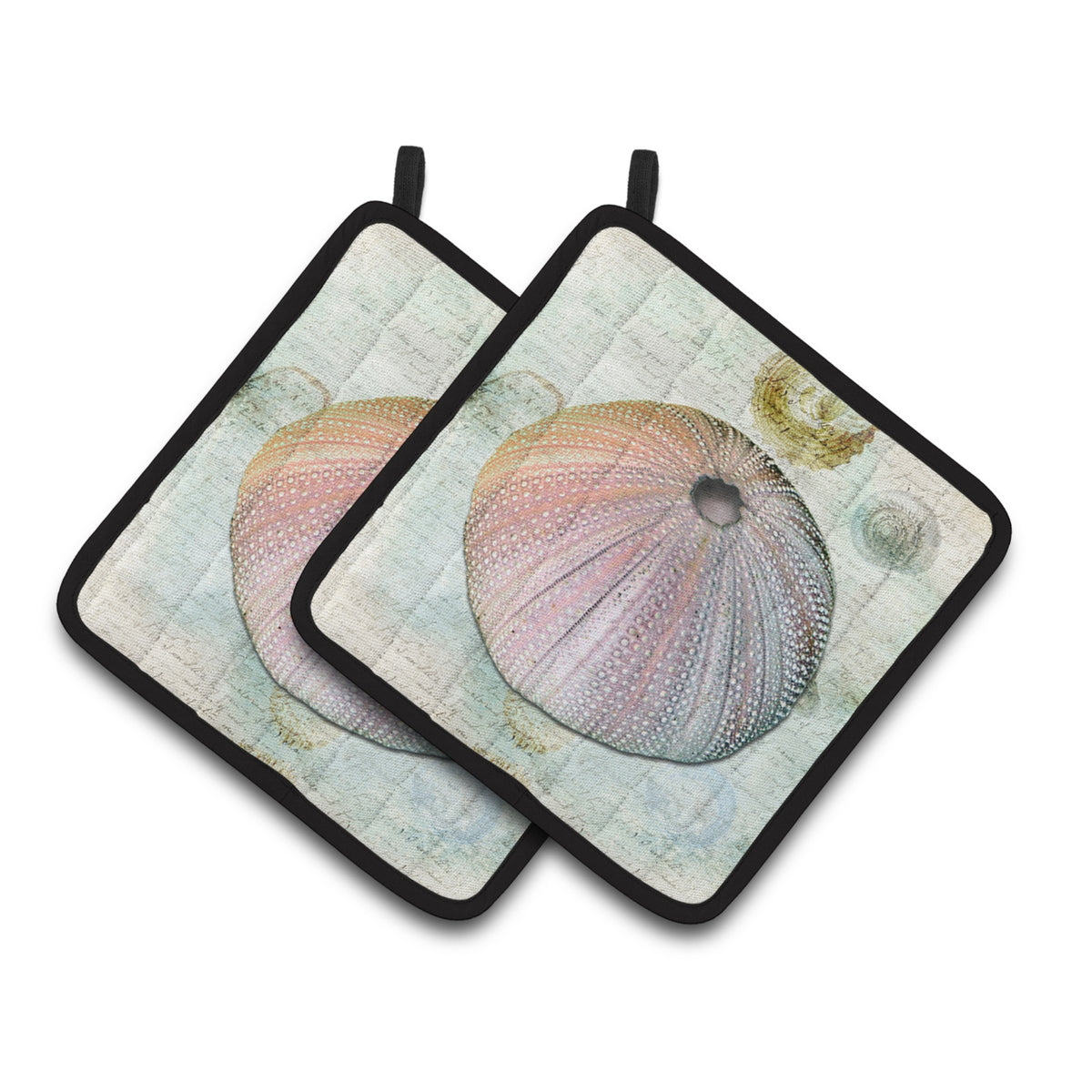'Caroline'S Treasures Anemone Pair Of Pot Holders Sb3046Pthd, 7.5Hx7.5W, Multicolor''