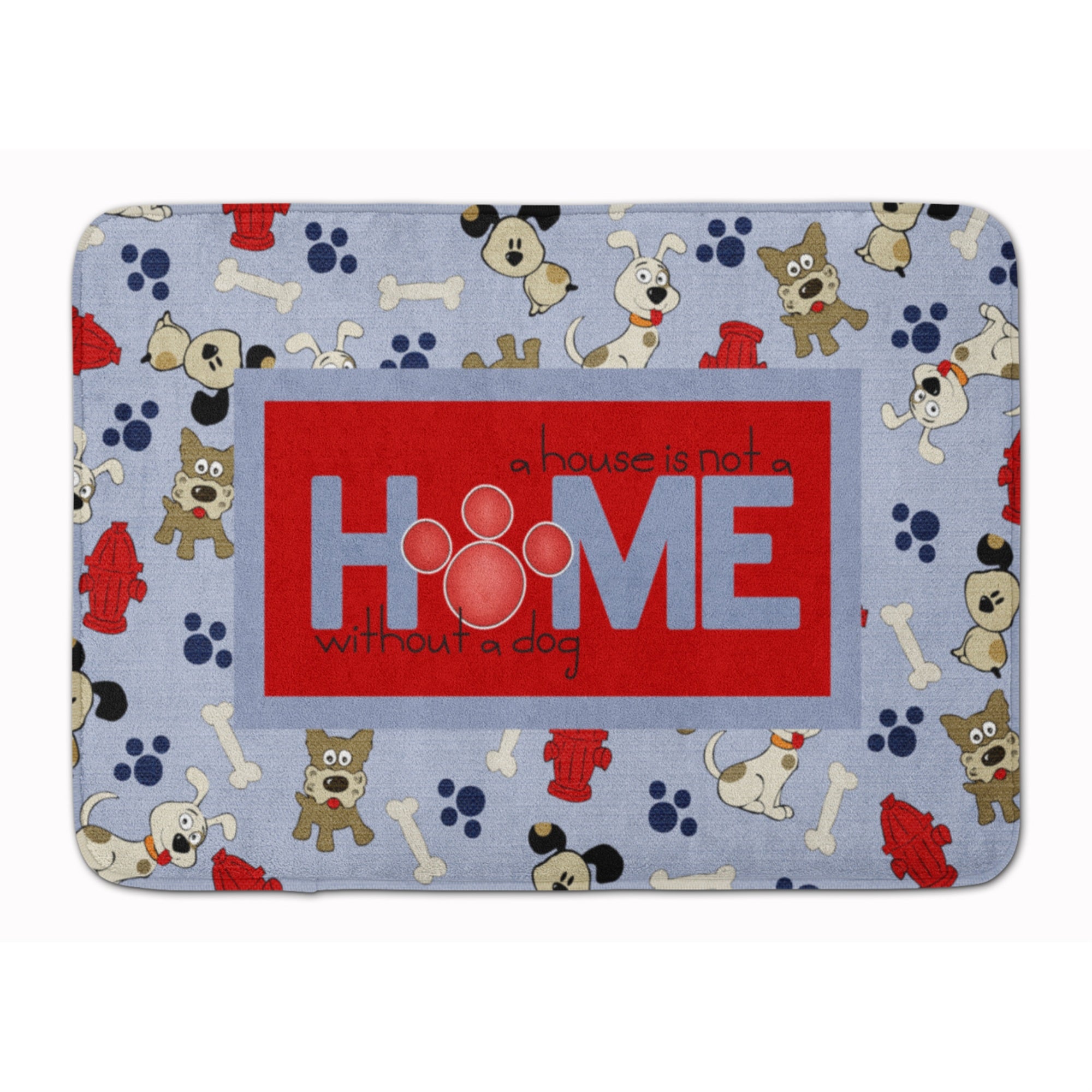 'Caroline'S Treasures A House Is Not A Home Without A Dog Floor Mat, 19'''' X 27'''', Multicolor''