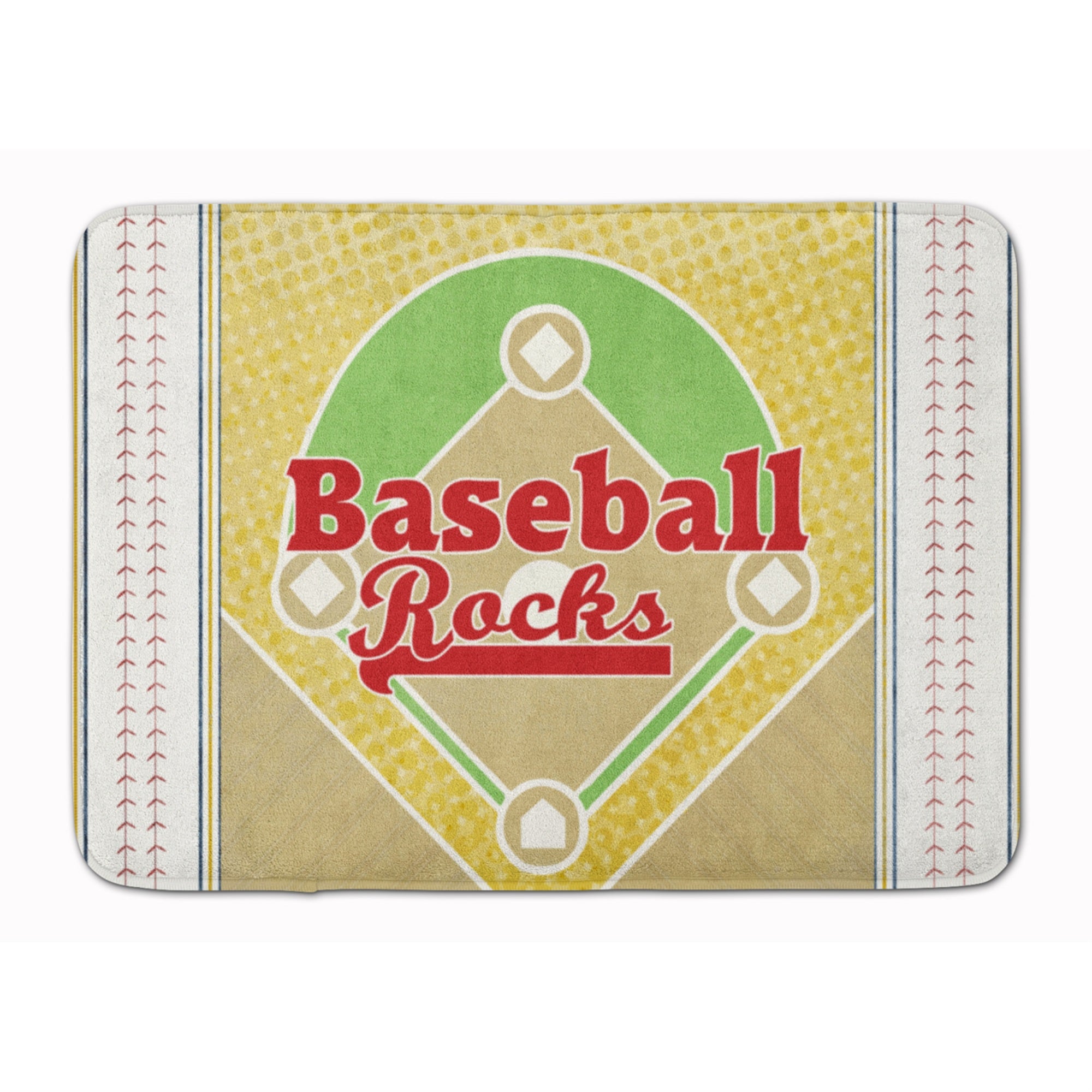 'Caroline'S Treasures Baseball Rules Floor Mat, 19'''' X 27'''', Multicolor''