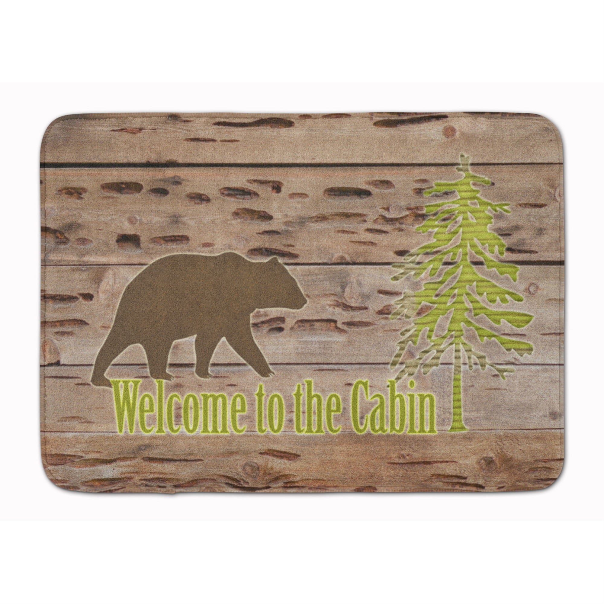 'Caroline'S Treasures Welcome To The Cabin Floor Mat, 19'''' X 27'''', Multicolor''