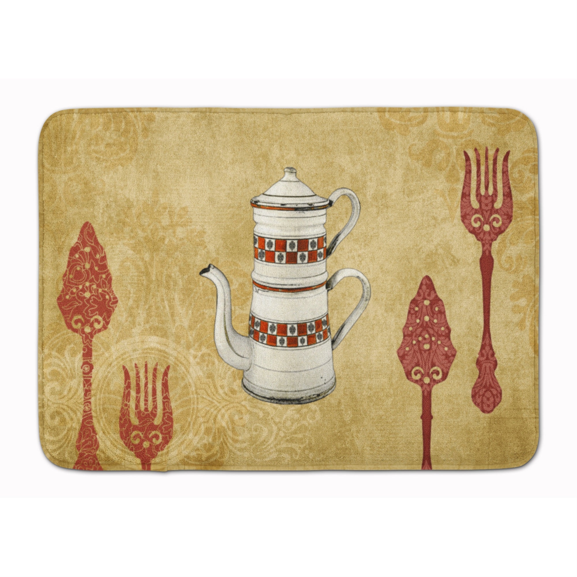 'Caroline'S Treasures Teapot Welcome Floor Mat, 19'''' X 27'''', Multicolor''
