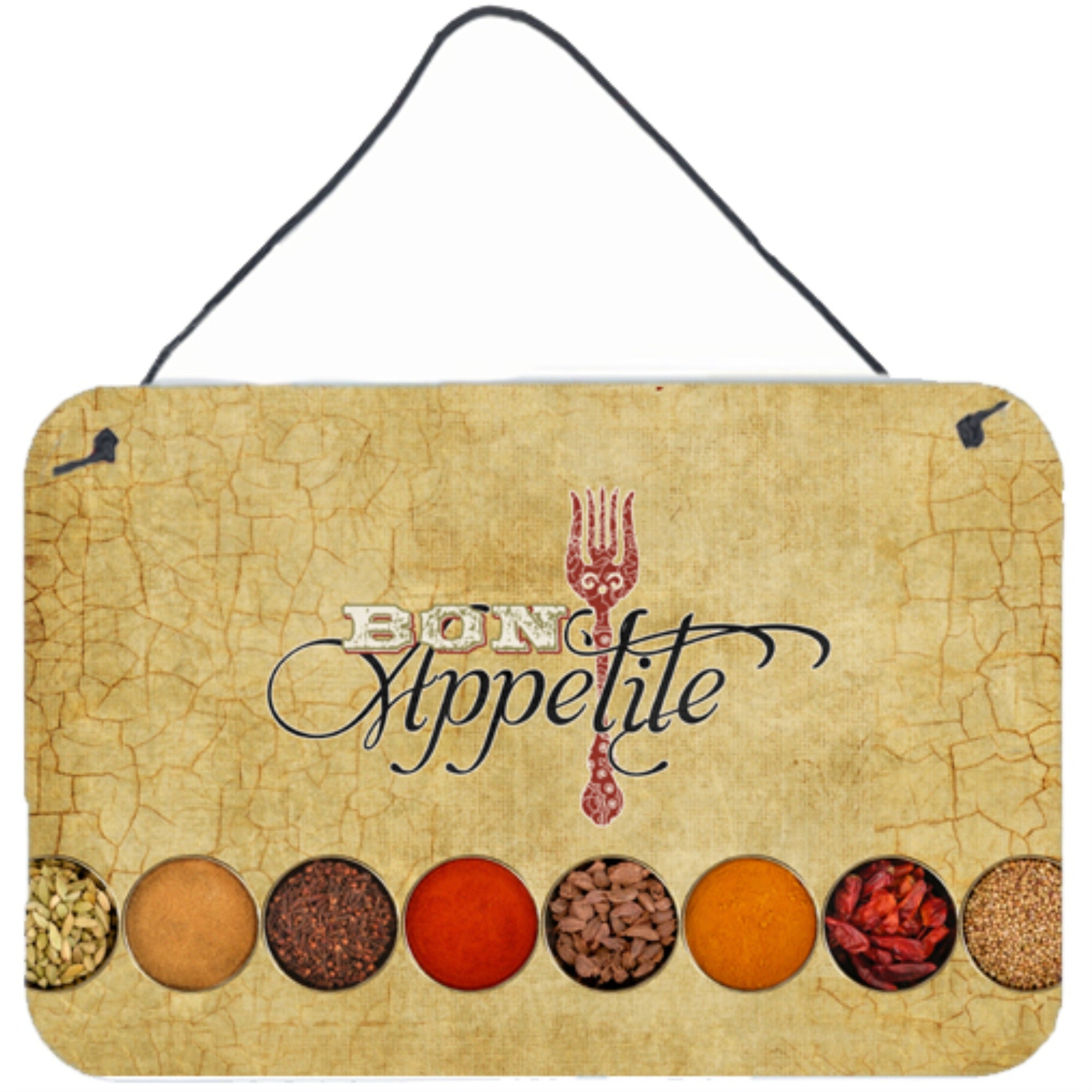 'Caroline'S Treasures Bon Appetite And Spices Aluminum Metal Wall Or Door Hanging Prints, 8 X 12''''''