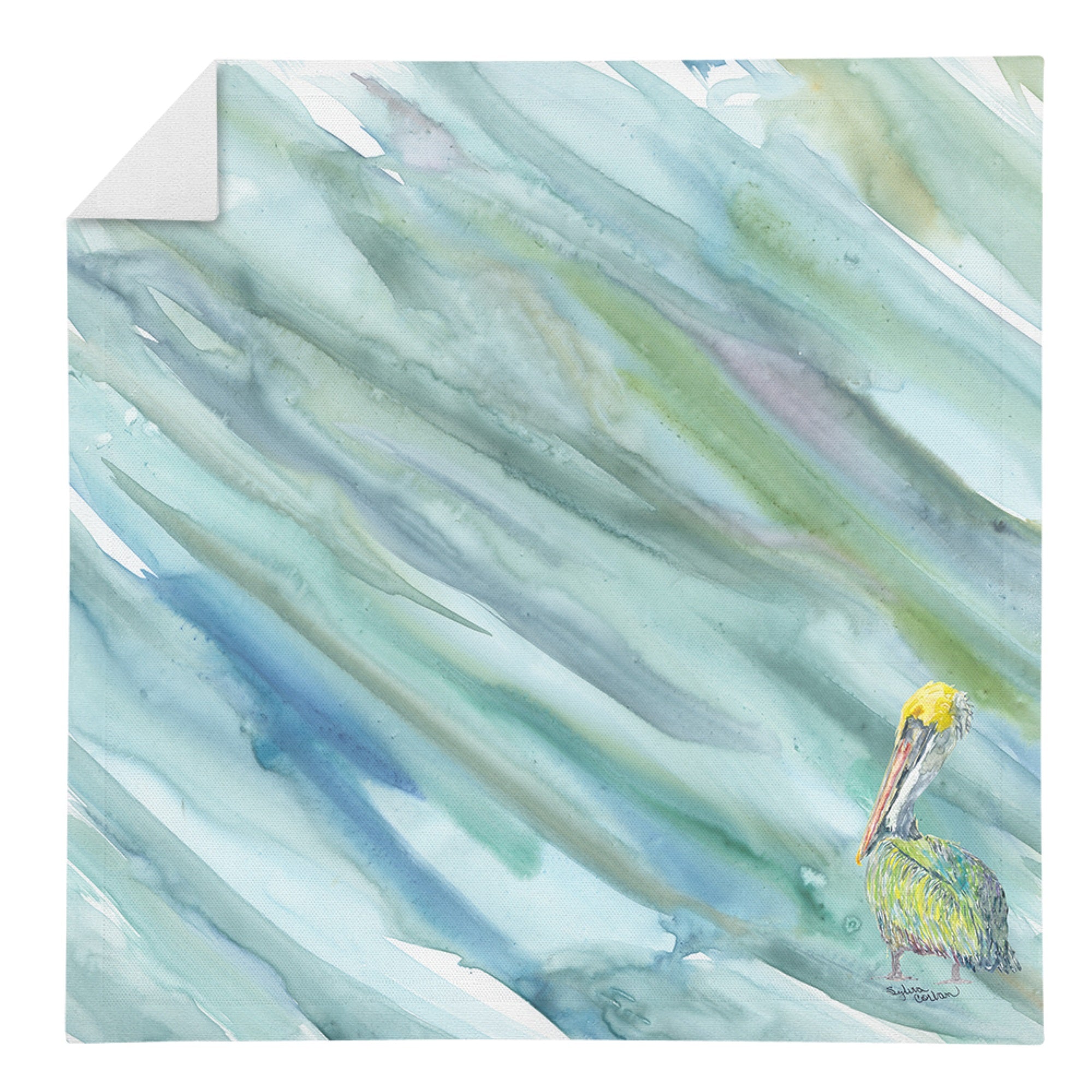 Pelican On Blue Napkin Sc2051Nap