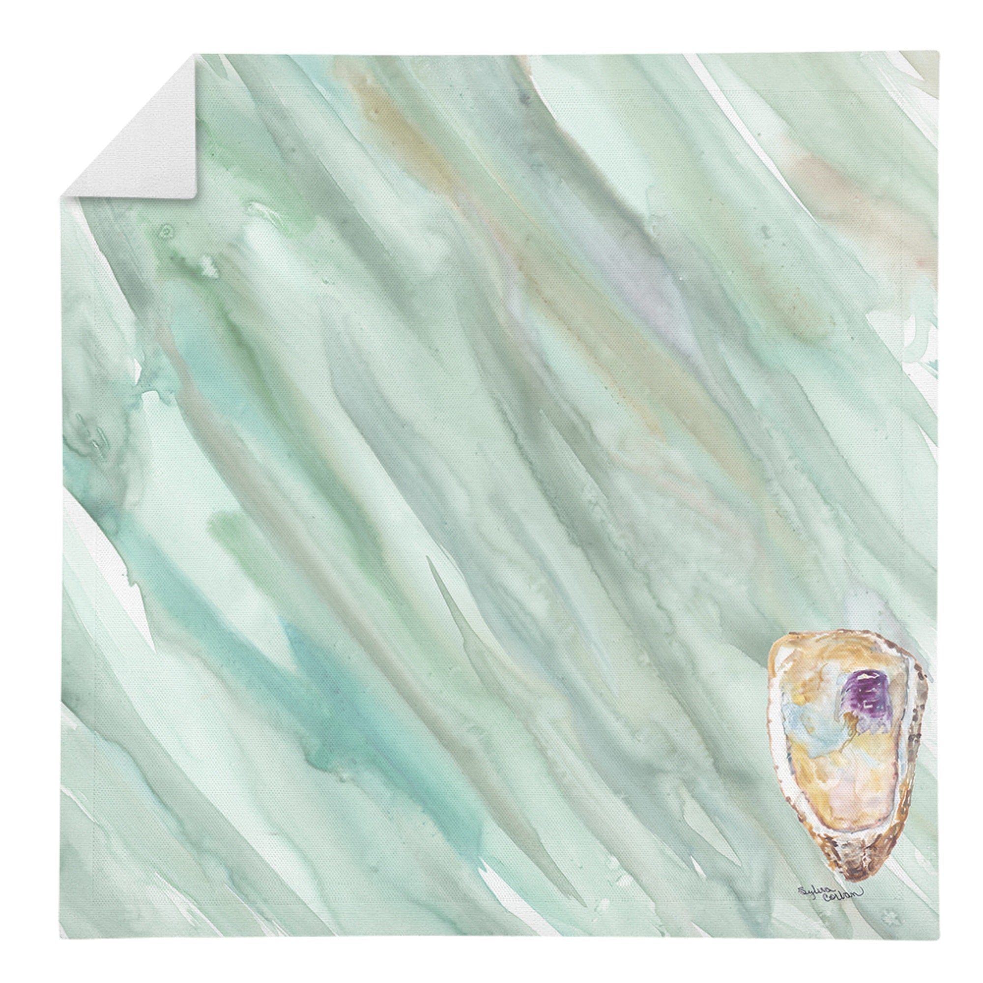 Oyster On Sage Green Napkin Sc2062Nap
