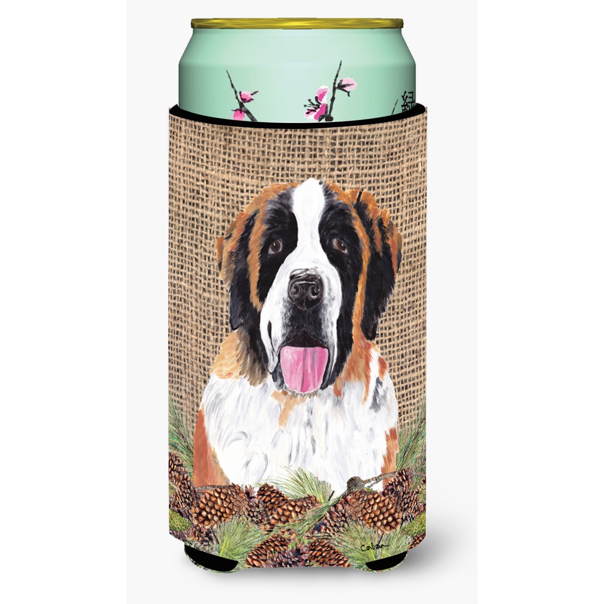 Saint Bernard  Tall Boy Beverage Insulator Beverage Insulator Hugger