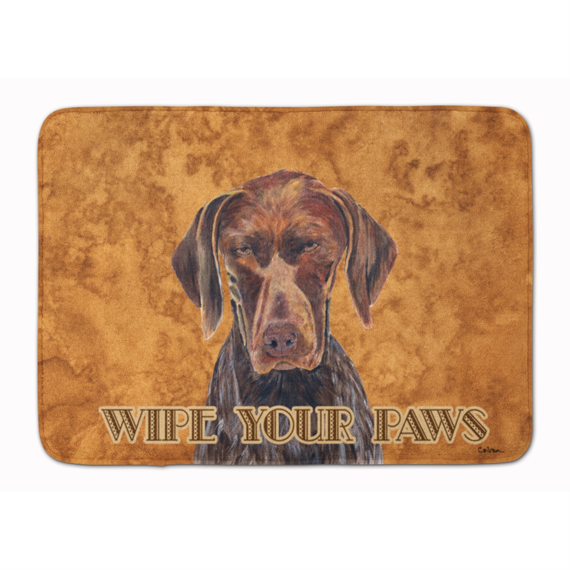 'Caroline'S Treasures German Shorthaired Pointer Wipe Paws Floor Mat, 19'''' X 27'''', Multicolor''