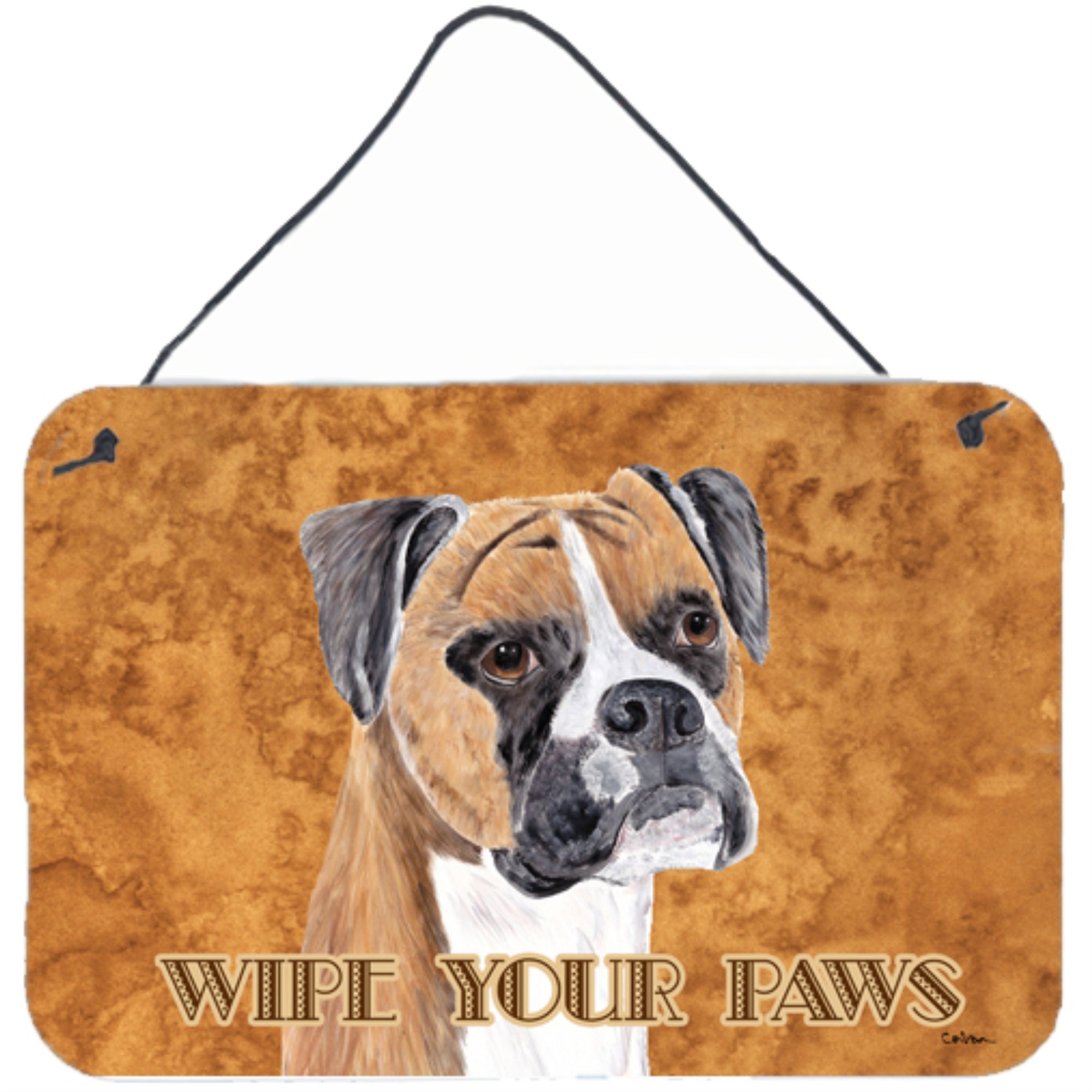 'Caroline'S Treasures Boxer Aluminum Metal Wall Or Door Hanging Prints, 8 X 12''''''