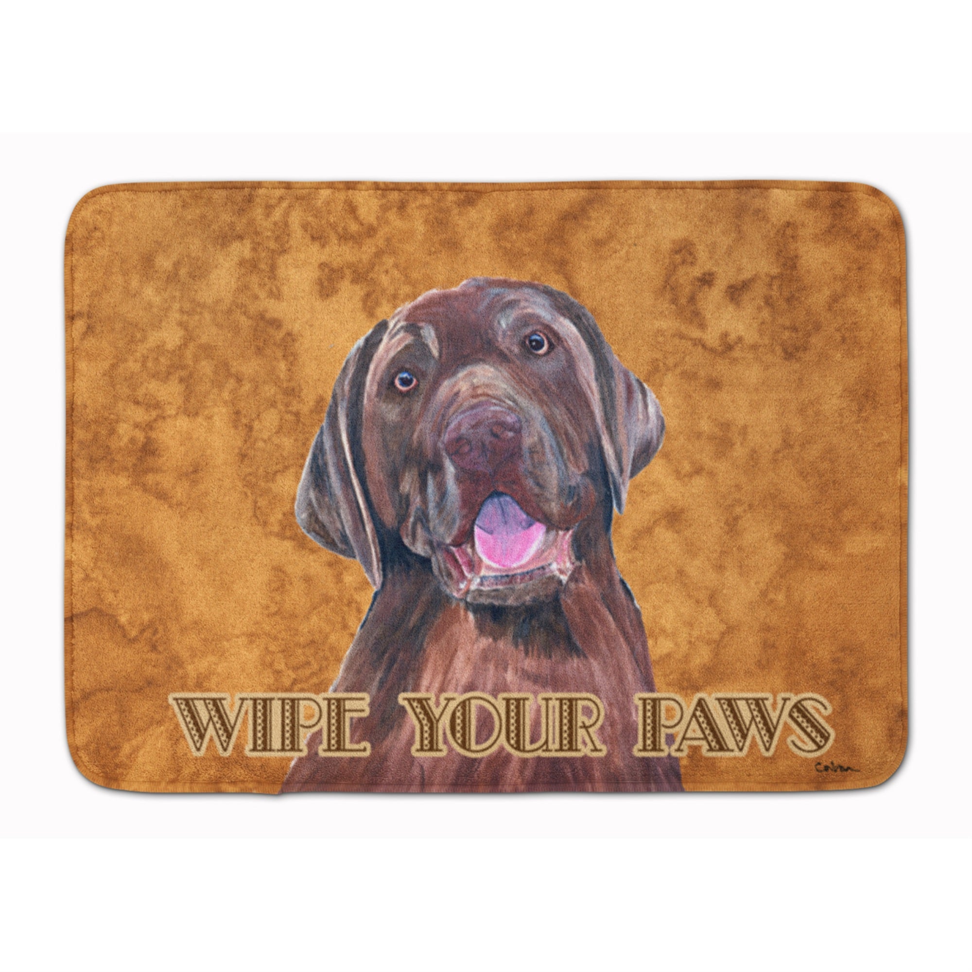 'Caroline'S Treasures Labrador Wipe Your Paws Floor Mat, 19'''' X 27'''', Multicolor''