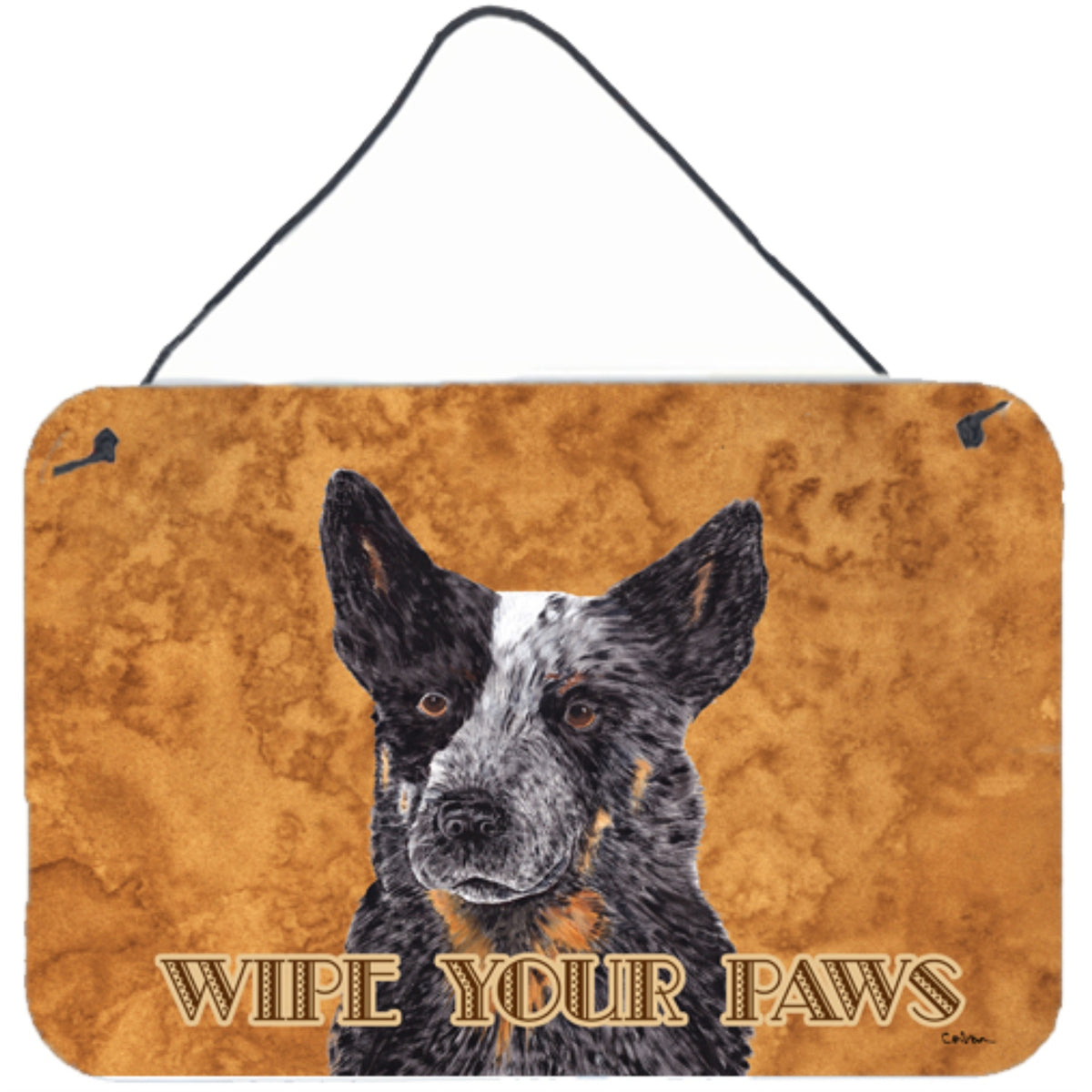 'Caroline'S Treasures Australian Cattle Dog Aluminum Metal Wall Or Door Hanging Prints, 8 X 12''''''