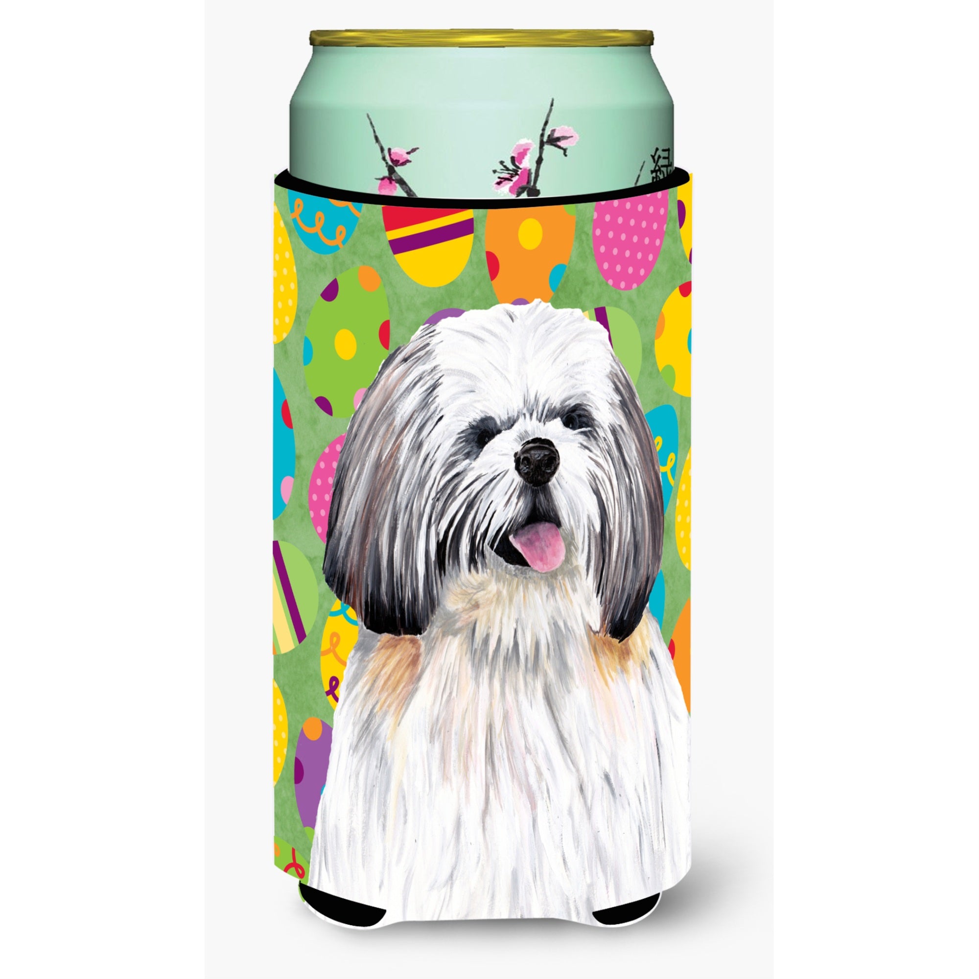 Shih Tzu Easter Eggtravaganza  Tall Boy Beverage Insulator Beverage Insulator Hugger