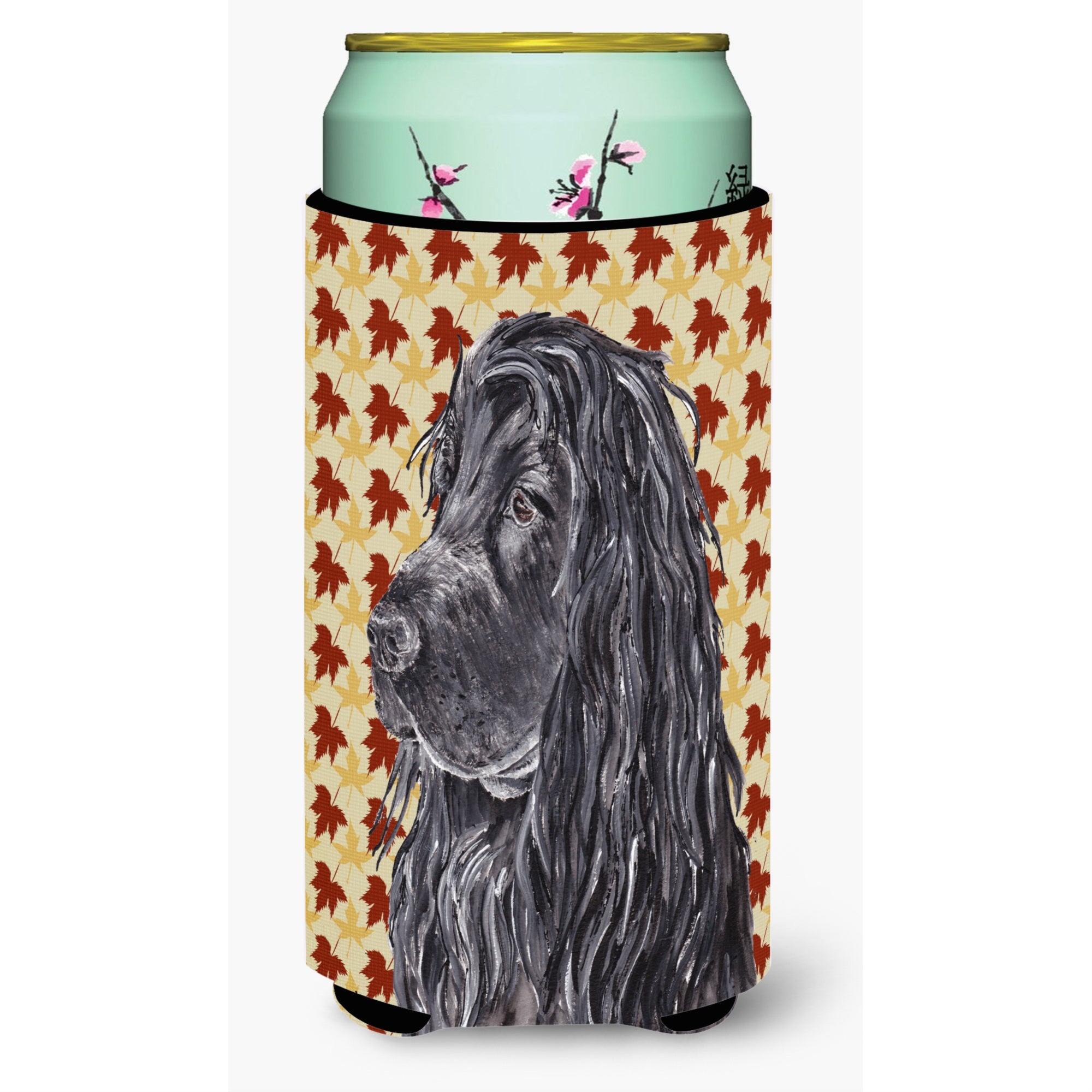 English Cocker Spaniel Fall Leaves Tall Boy Beverage Insulator Beverage Insulator Hugger