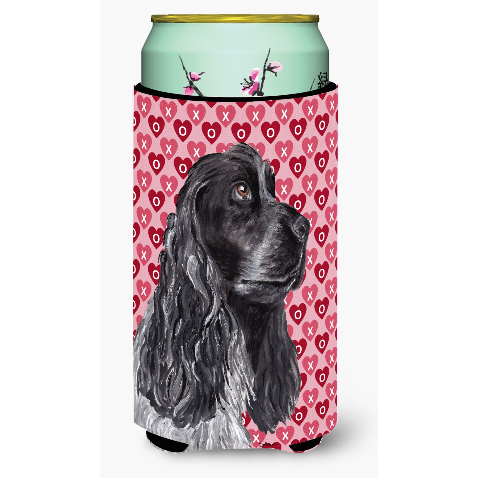 Cocker Spaniel Valentines Love Tall Boy Beverage Insulator Beverage Insulator Hugger