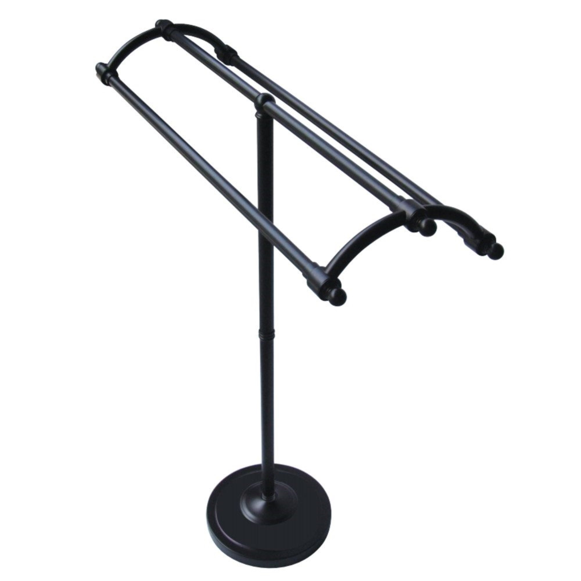 Kingston Brass Scc2275 Pedestal Round Plate Towel Rack, Oil Rubbed Bronze