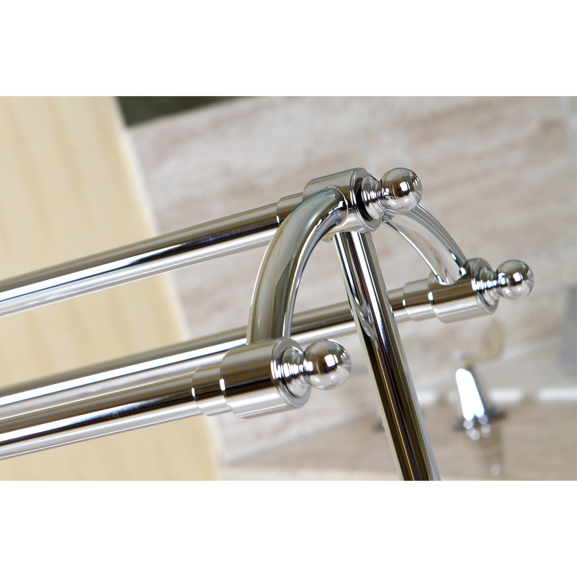 Kingston Brass SCC2291 Pedestal Towel Rack  Polished Chrome