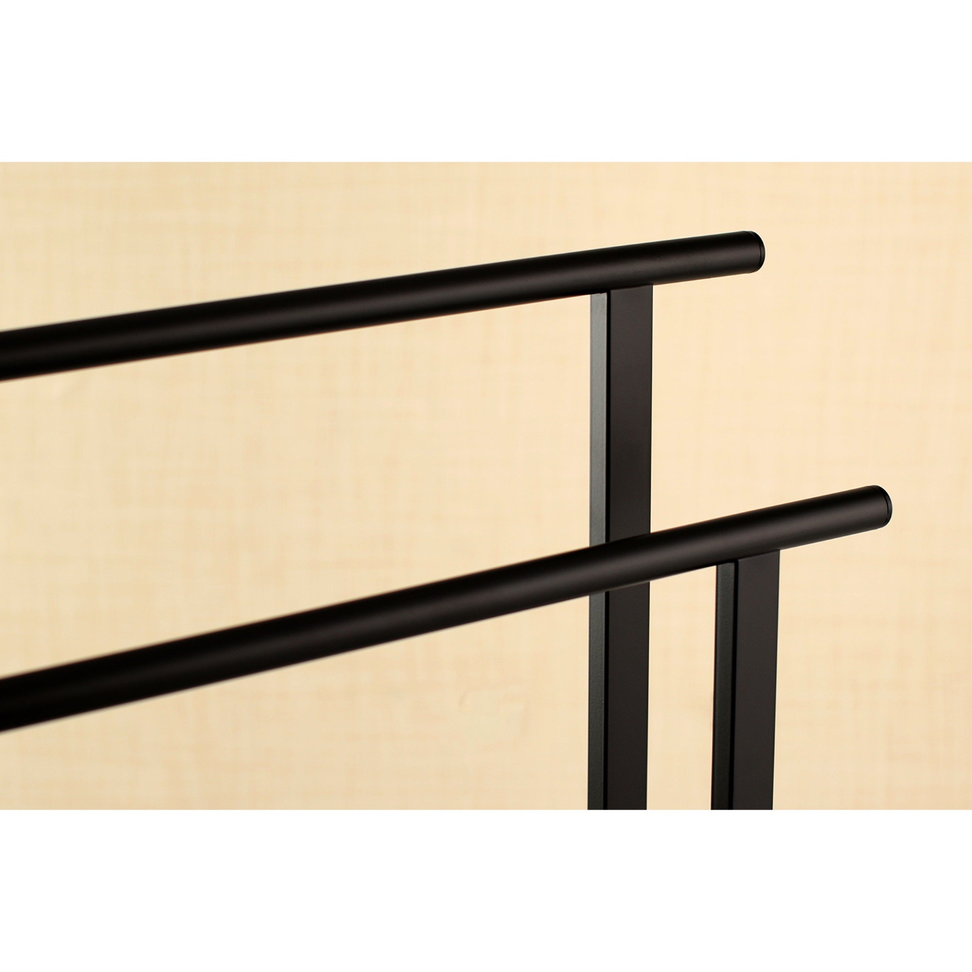 Kingston Brass SCC6030 Freestanding Double Towel Rack  Matte Black