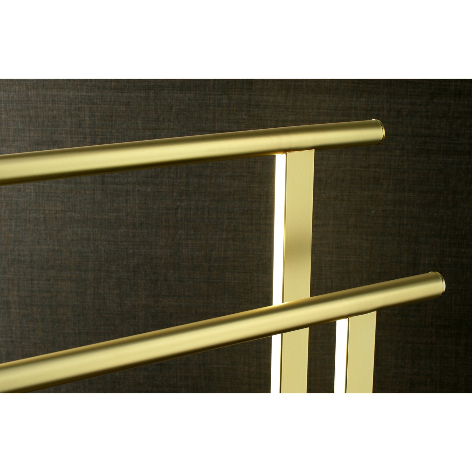Kingston Brass SCC6037 Freestanding Double Towel Rack  Brushed Brass