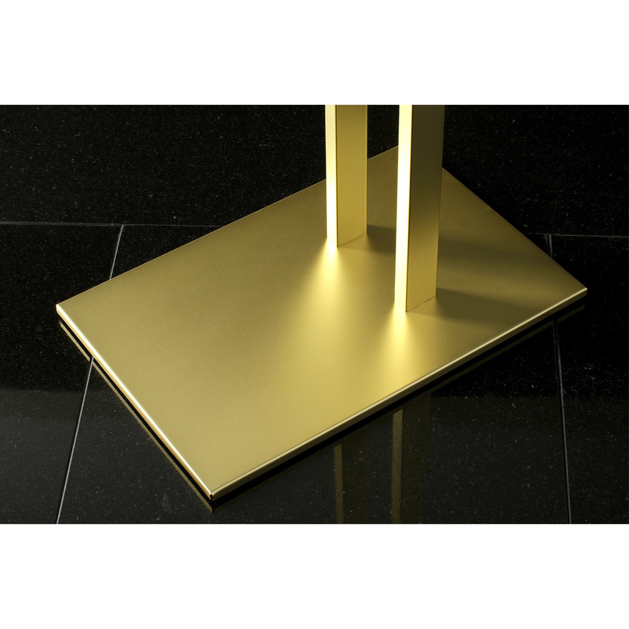 Kingston Brass SCC6037 Freestanding Double Towel Rack  Brushed Brass