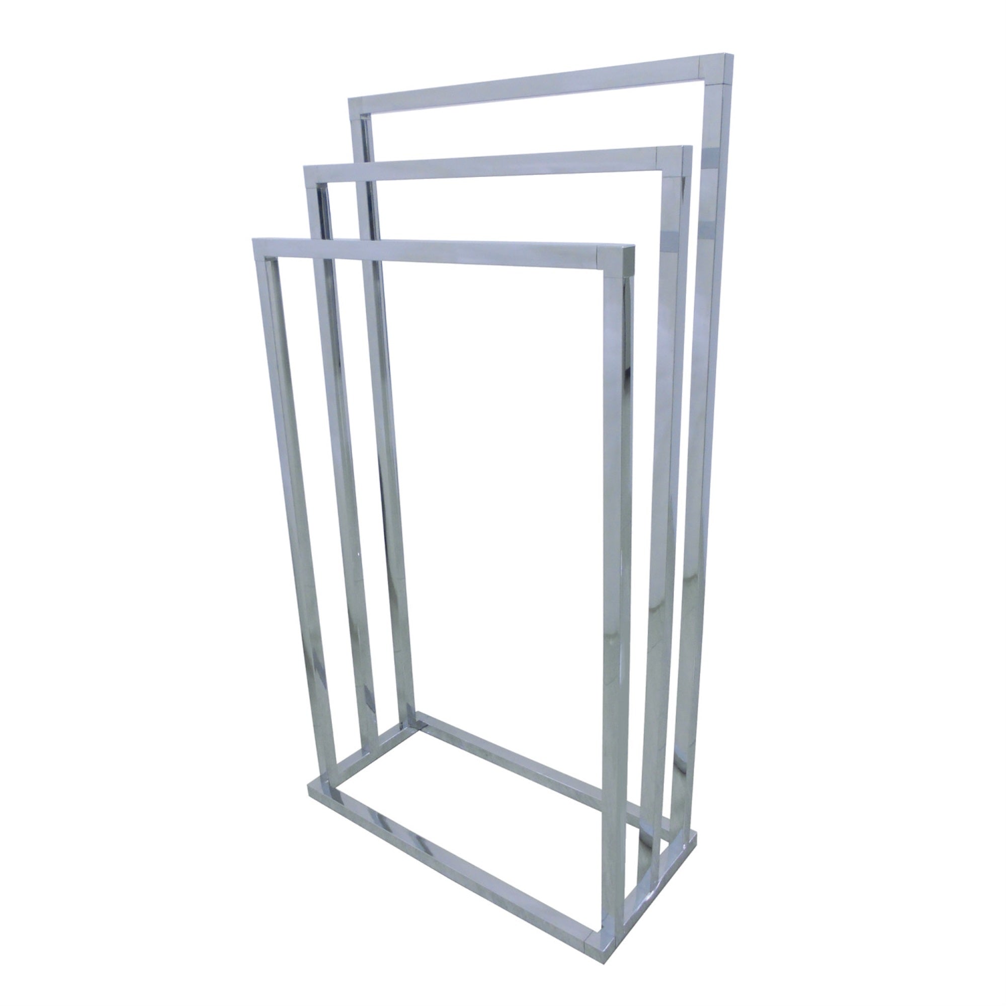 Kingston Brass Scc8331 Edenscape 3-Tier Pedestal Towel Rack, Polished Chrome