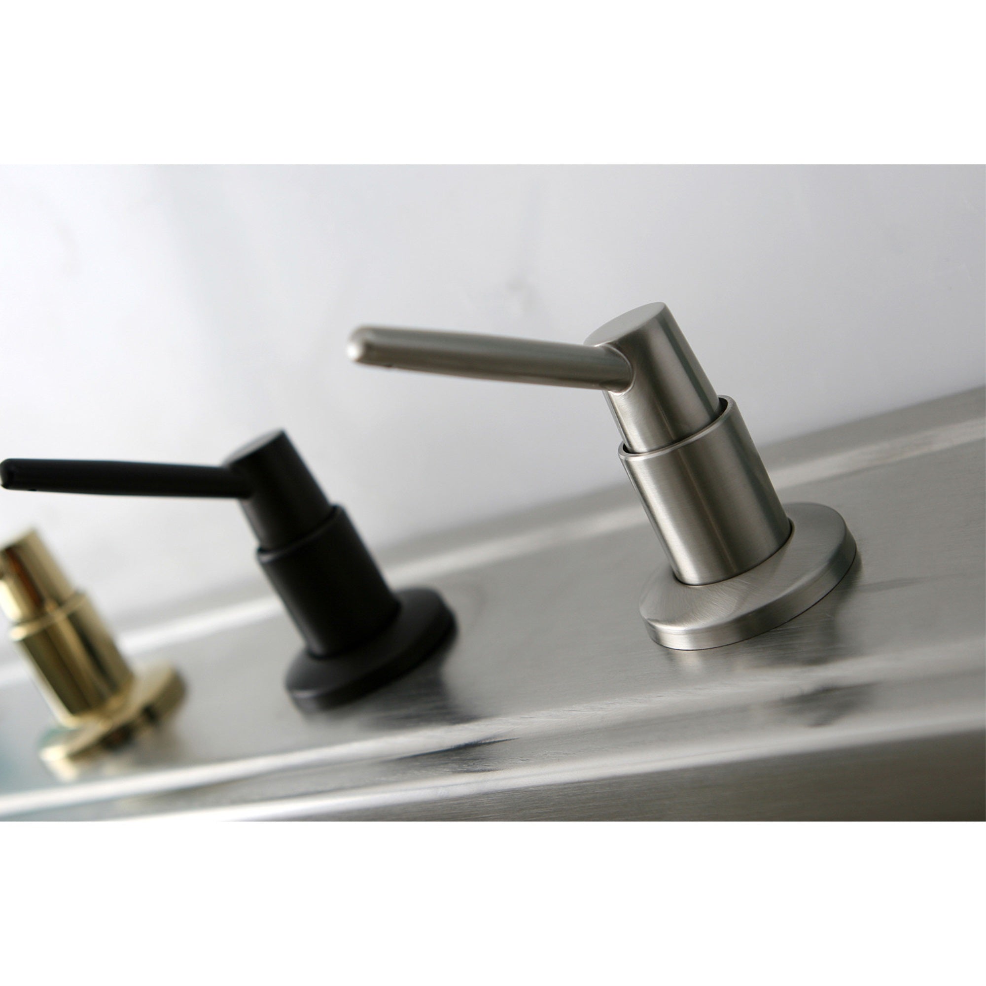 Kingston Brass SD8648 Elinvar Soap Dispenser  Brushed Nickel