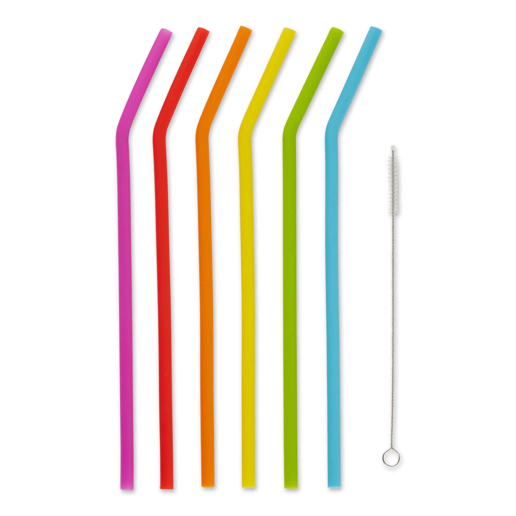 Rsvp 10In Silicone Straw Set Of 6