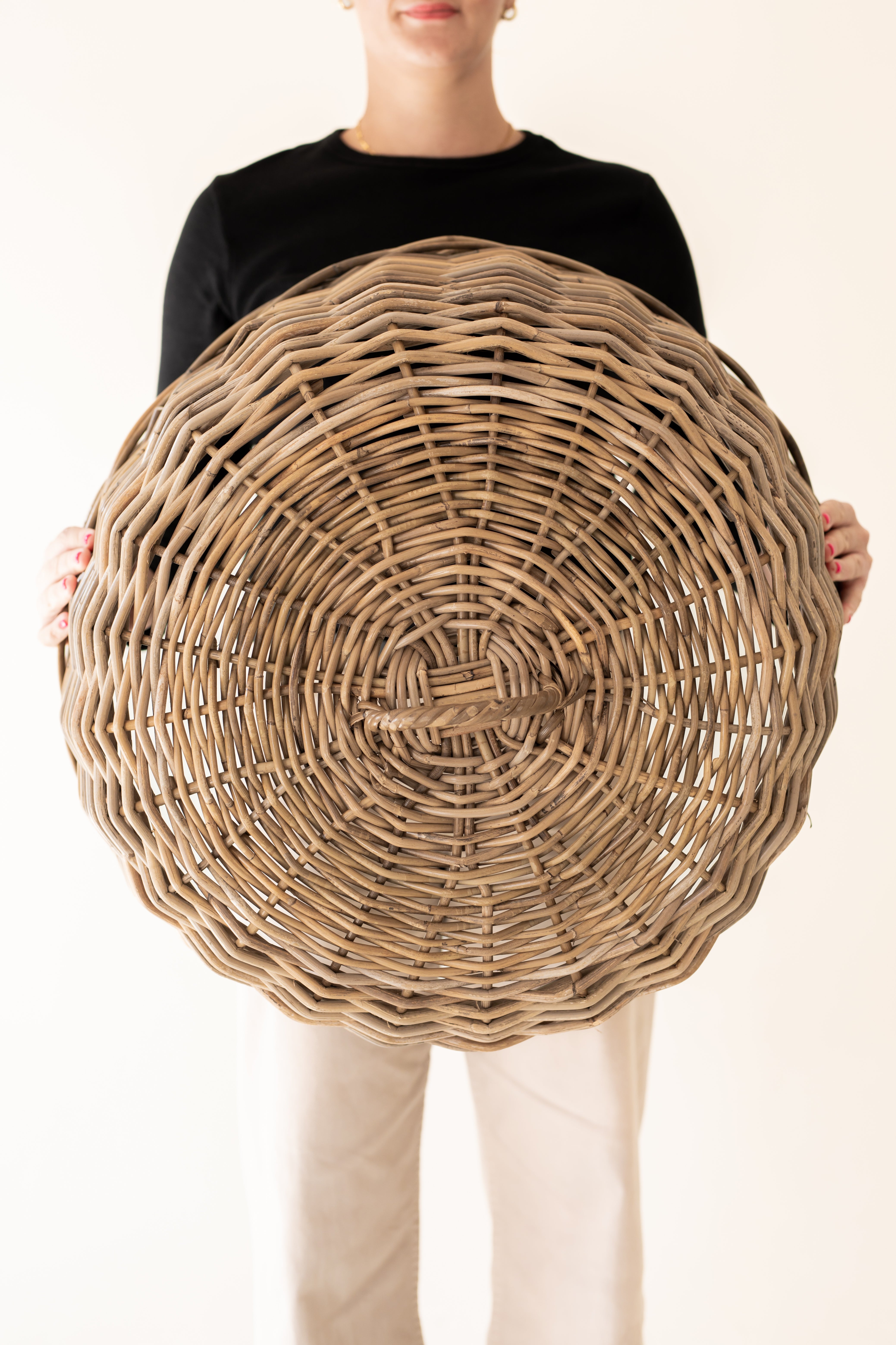 Rattan Cloche Dome Food Cover
