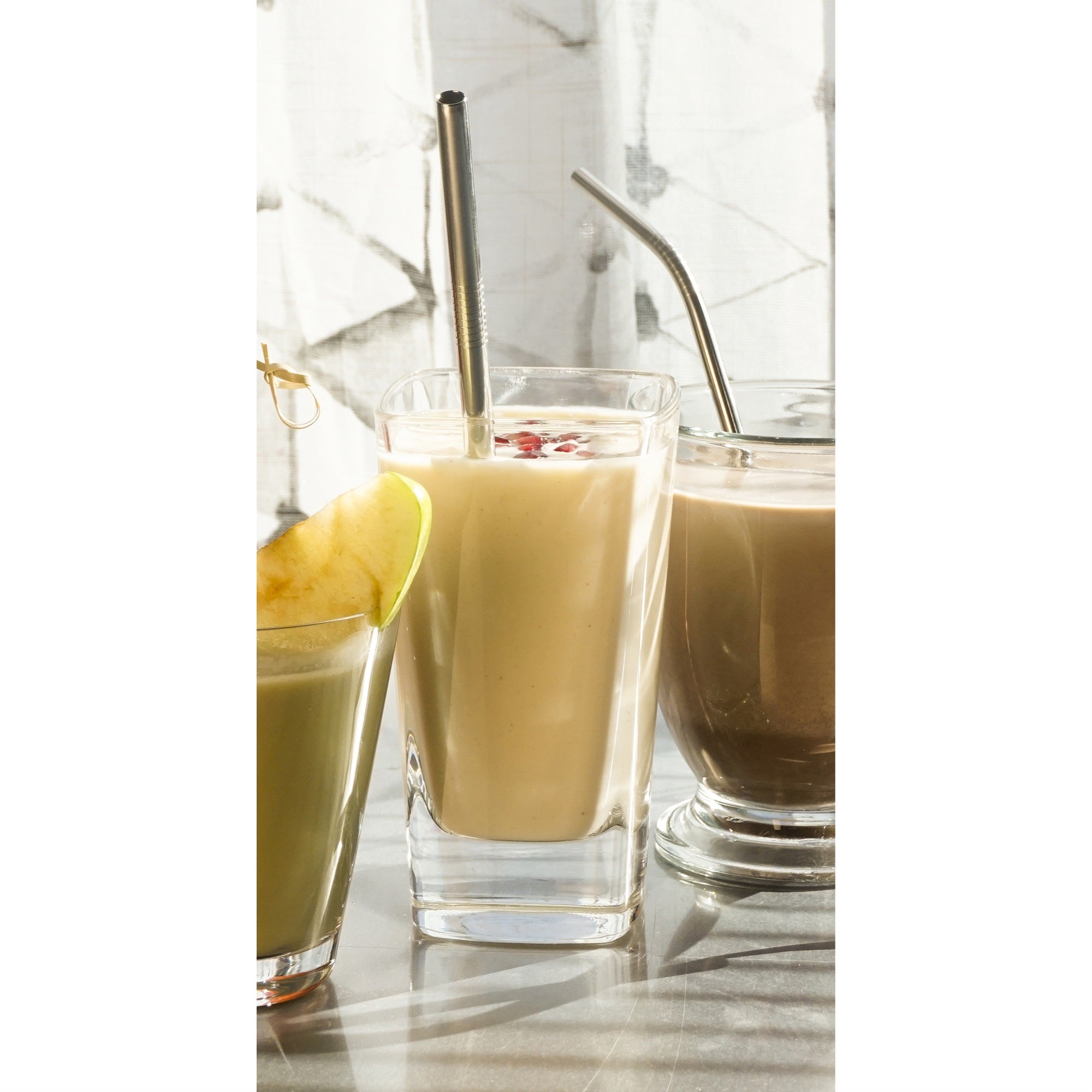 RSVP 8.5in Frozen Drink Straws Set Of 4