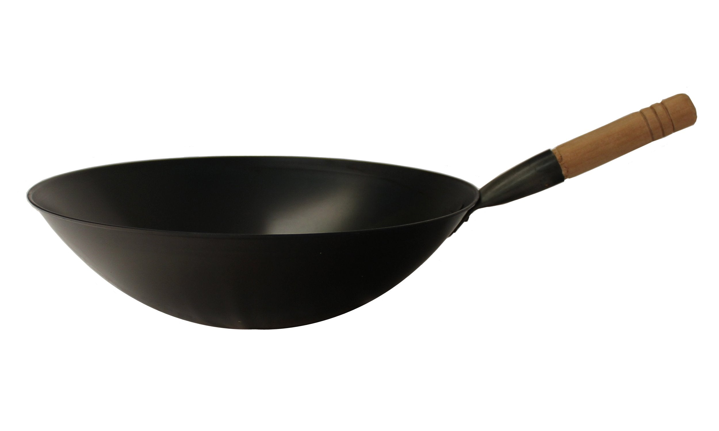 17 Cool Roll Iron Wok, Handle (Induction Ready)