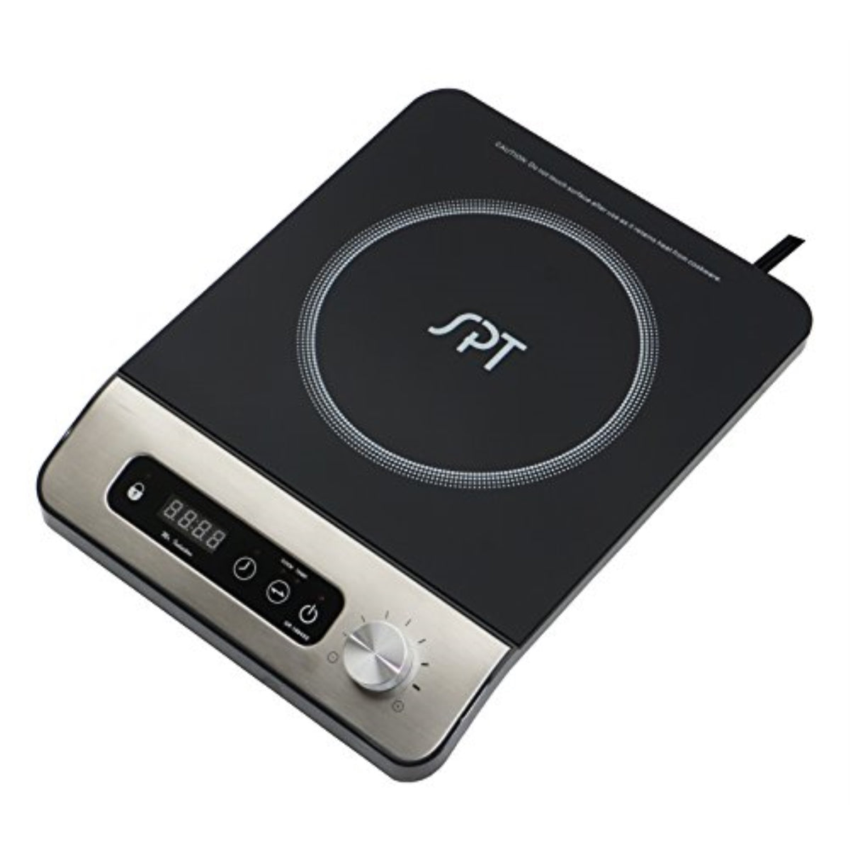Induction Knob 1650W Induction with Stainless Steel Panel & Control Knob + Pot Combo ...