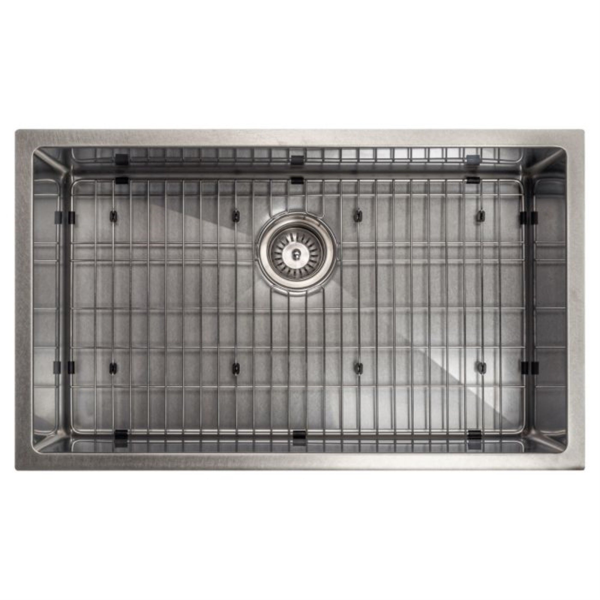 Zline 30'' Meribel Undermount Single Bowl Fingerprint Resistant Stainless Steel Kitchen Sink With Bottom Grid (Srs-30S)