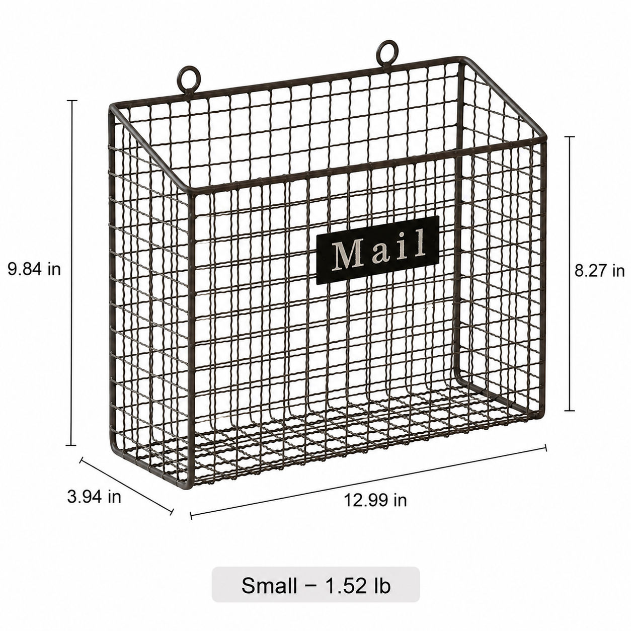 Farmhouse Wire Mail Organizer