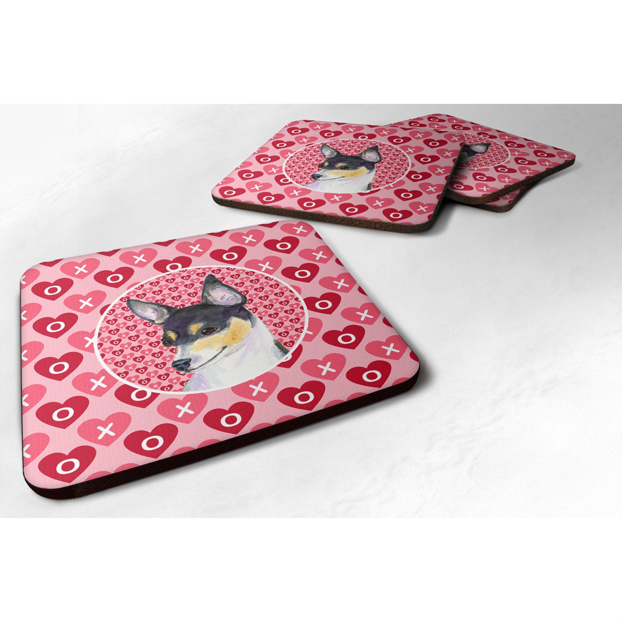 'Caroline'S Treasures Ss4518Fc Chihuahua Foam Coasters (Set Of 4), 3.5'''' H X 3.5'''' W, Multicolor''
