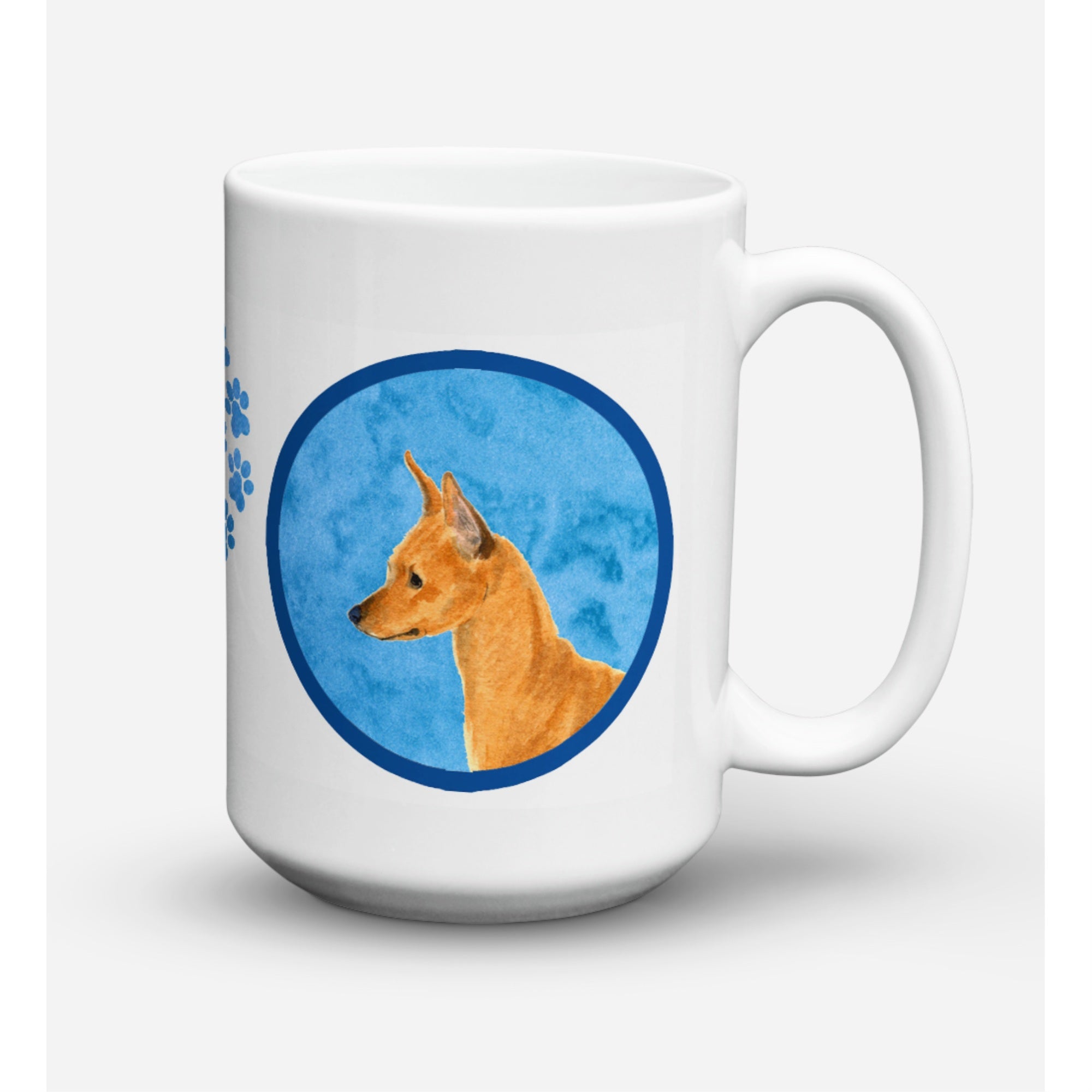 Carolines Treasures SS4742BUCM15 Min Pin Dishwasher Safe Microwavable Ceramic Coffee Mug 15 oz Multicolor