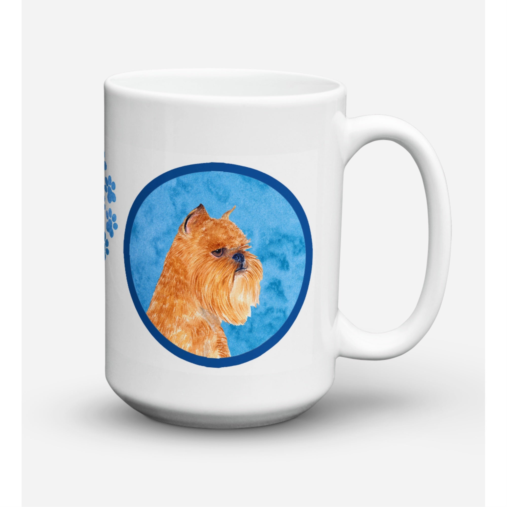 'Caroline's Treasures SS4770-BU-CM15 Brussels Griffon Microwavable Ceramic Coffee Mug, 15 oz, Multicolor''