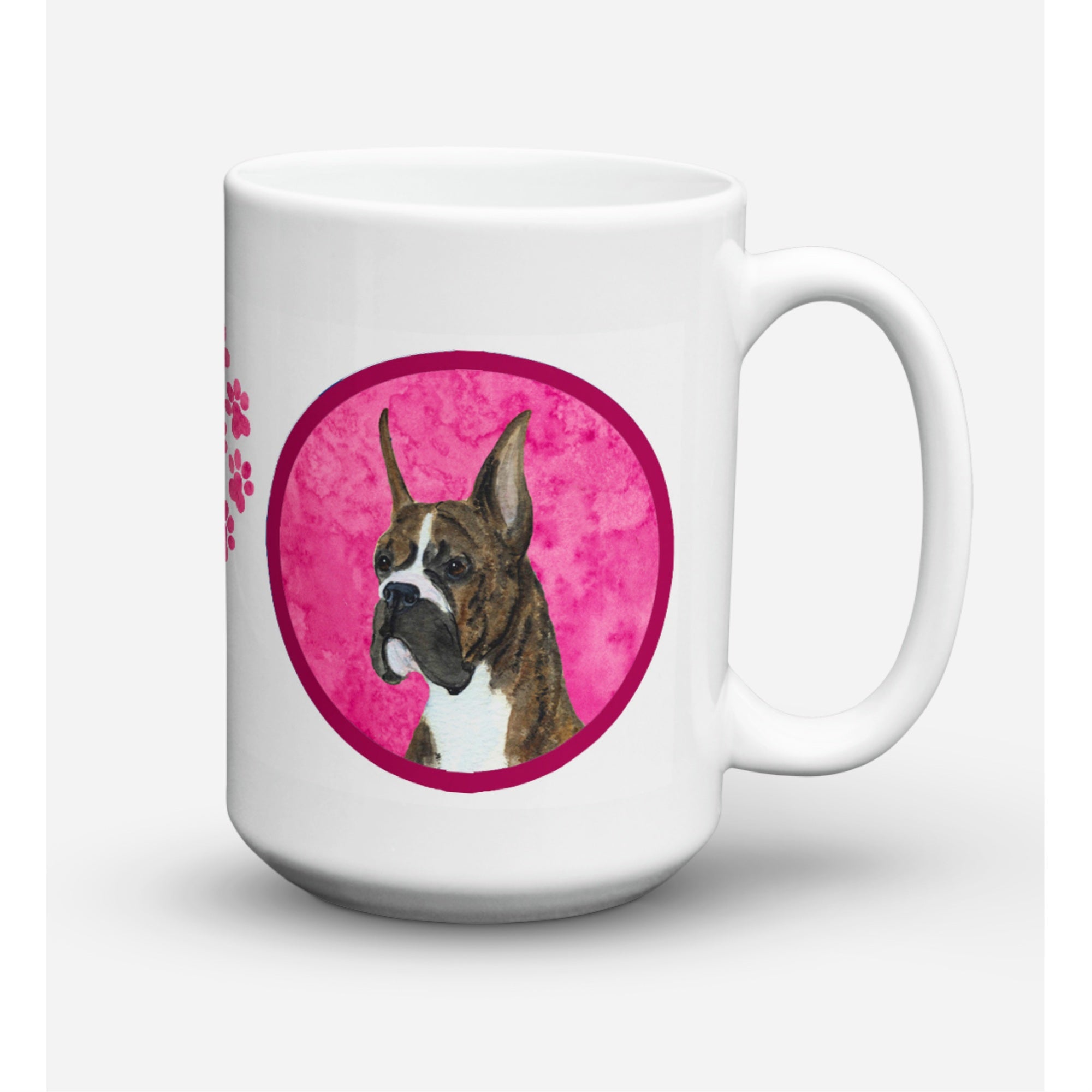 Carolines Treasures SS4784PKCM15 Boxer Dishwasher Safe Microwavable Ceramic Coffee Mug 15 oz Multicolor