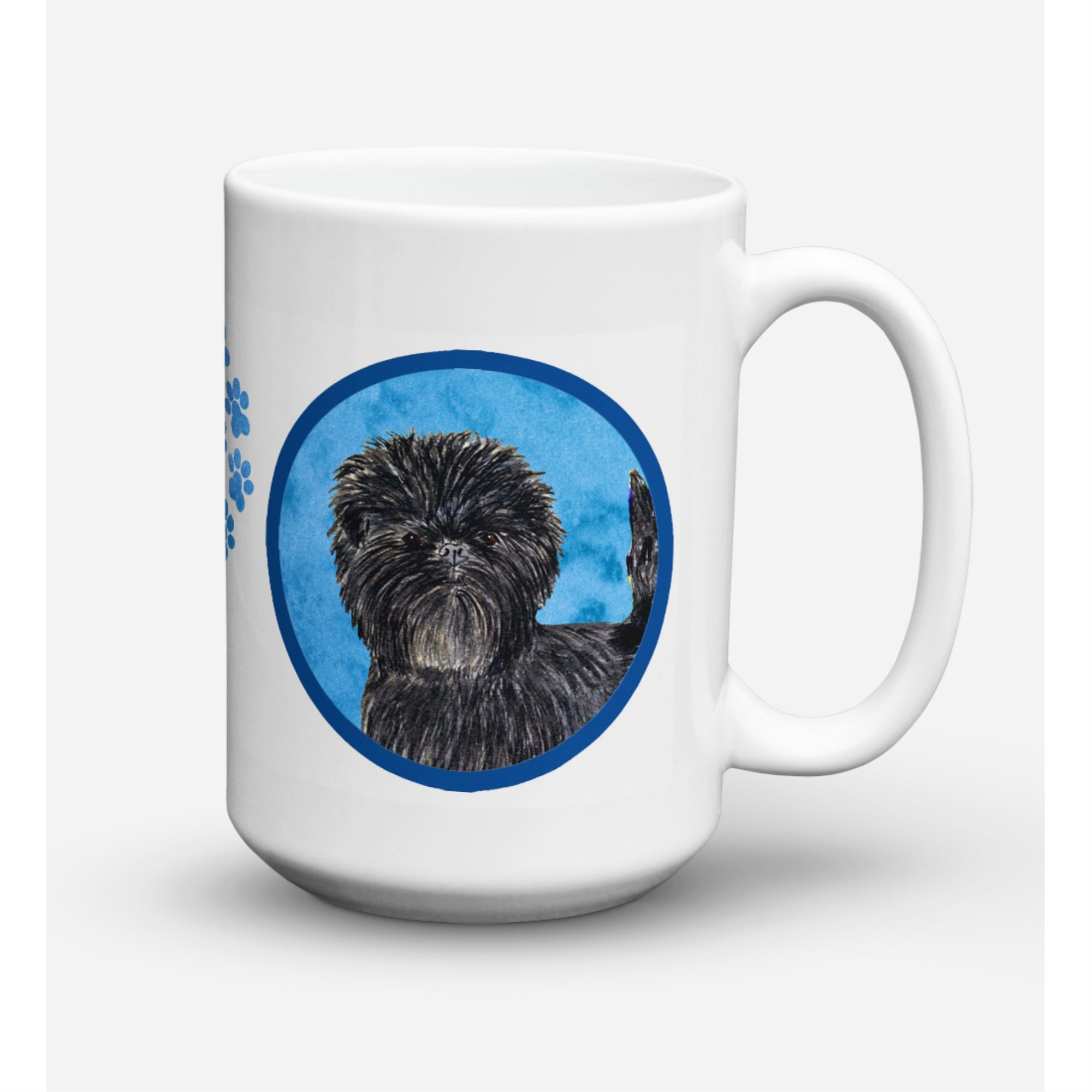 Carolines Treasures SS4787BUCM15 Affenpinscher Microwavable Ceramic Coffee Mug 15 oz Multicolor