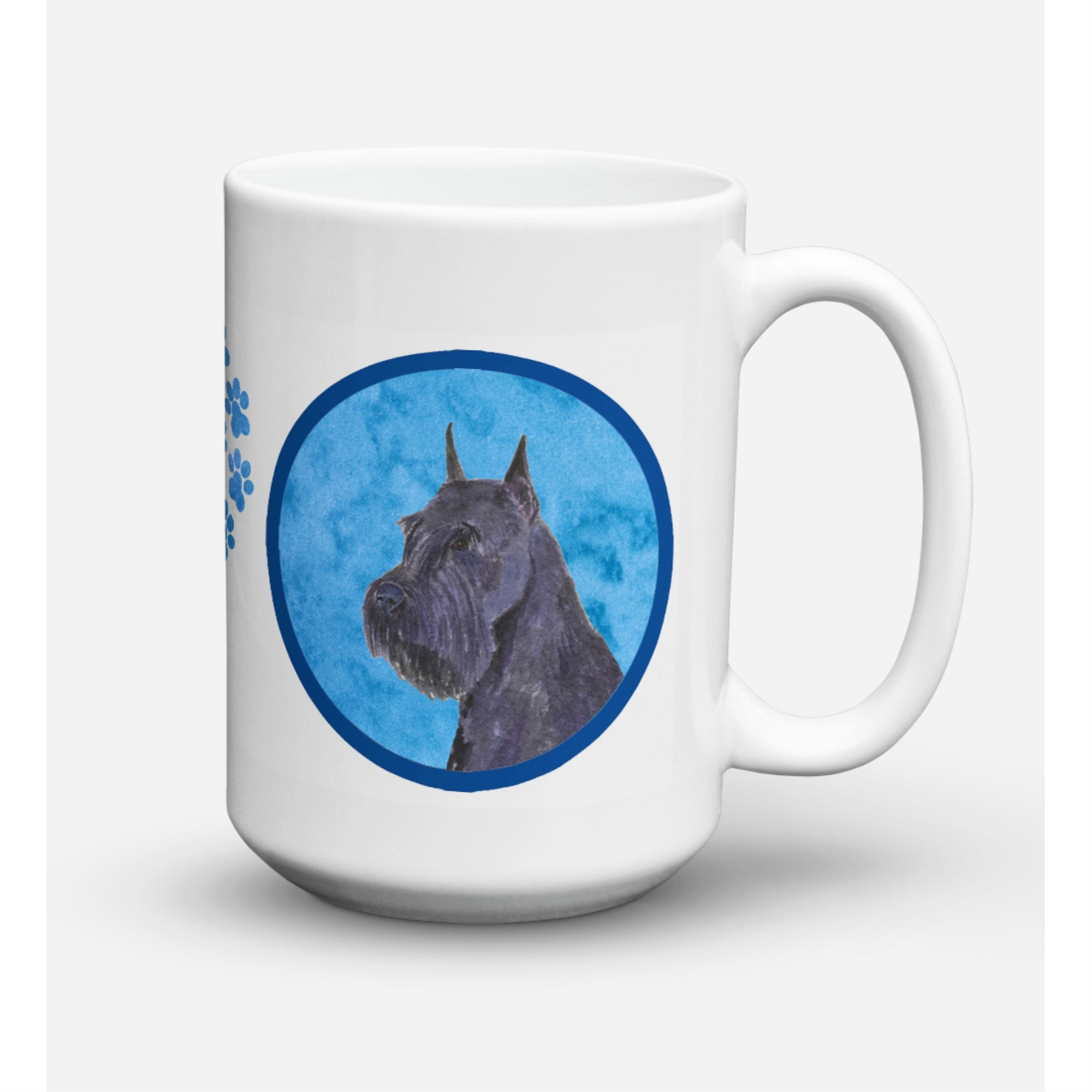Carolines Treasures SS4799BUCM15 Schnauzer Microwavable Ceramic Coffee Mug 15 oz Multicolor