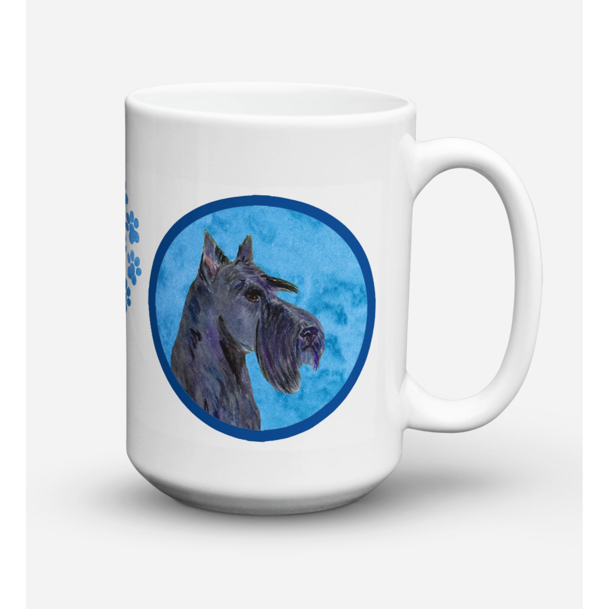 Carolines Treasures SS4805BUCM15 Scottish Terrier Microwavable Ceramic Coffee Mug 15 oz Multicolor