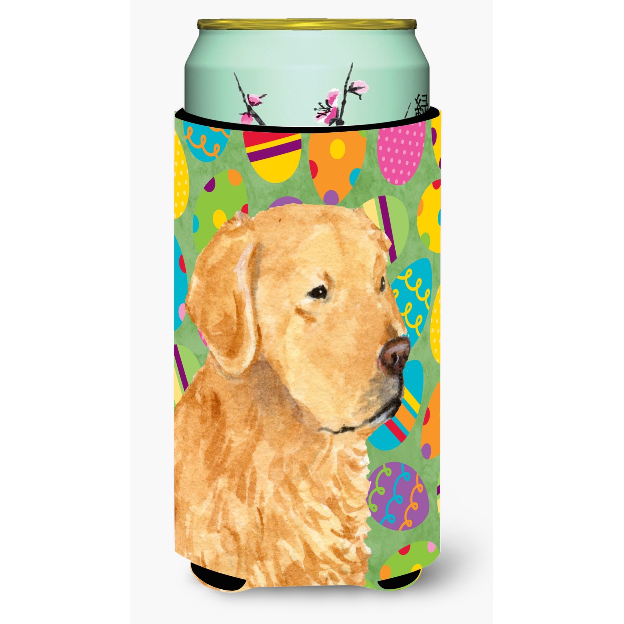 Golden Retriever Easter Eggtravaganza  Tall Boy Beverage Insulator Beverage Insulator Hugger