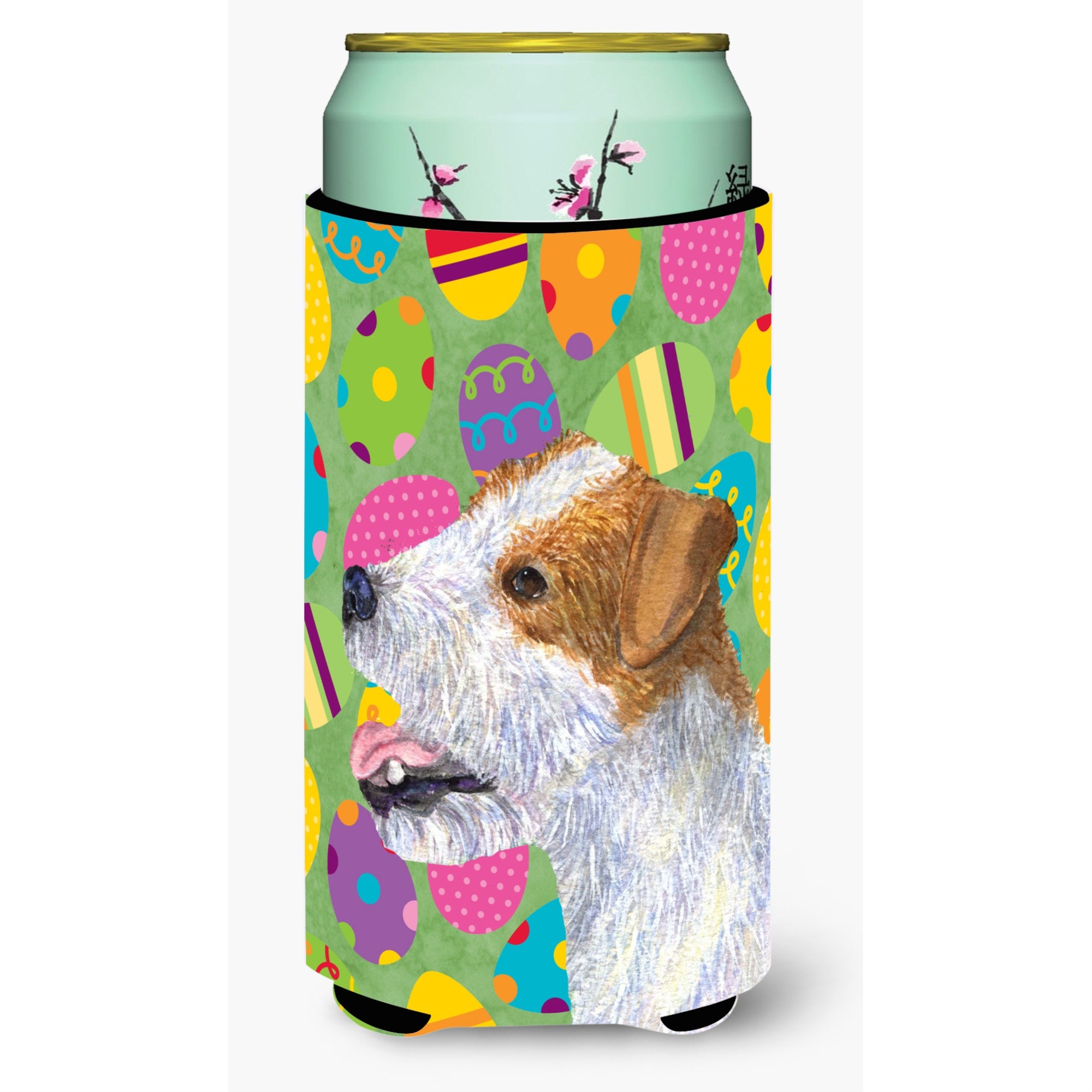 Jack Russell Terrier Easter Eggtravaganza  Tall Boy Beverage Insulator Beverage Insulator Hugger