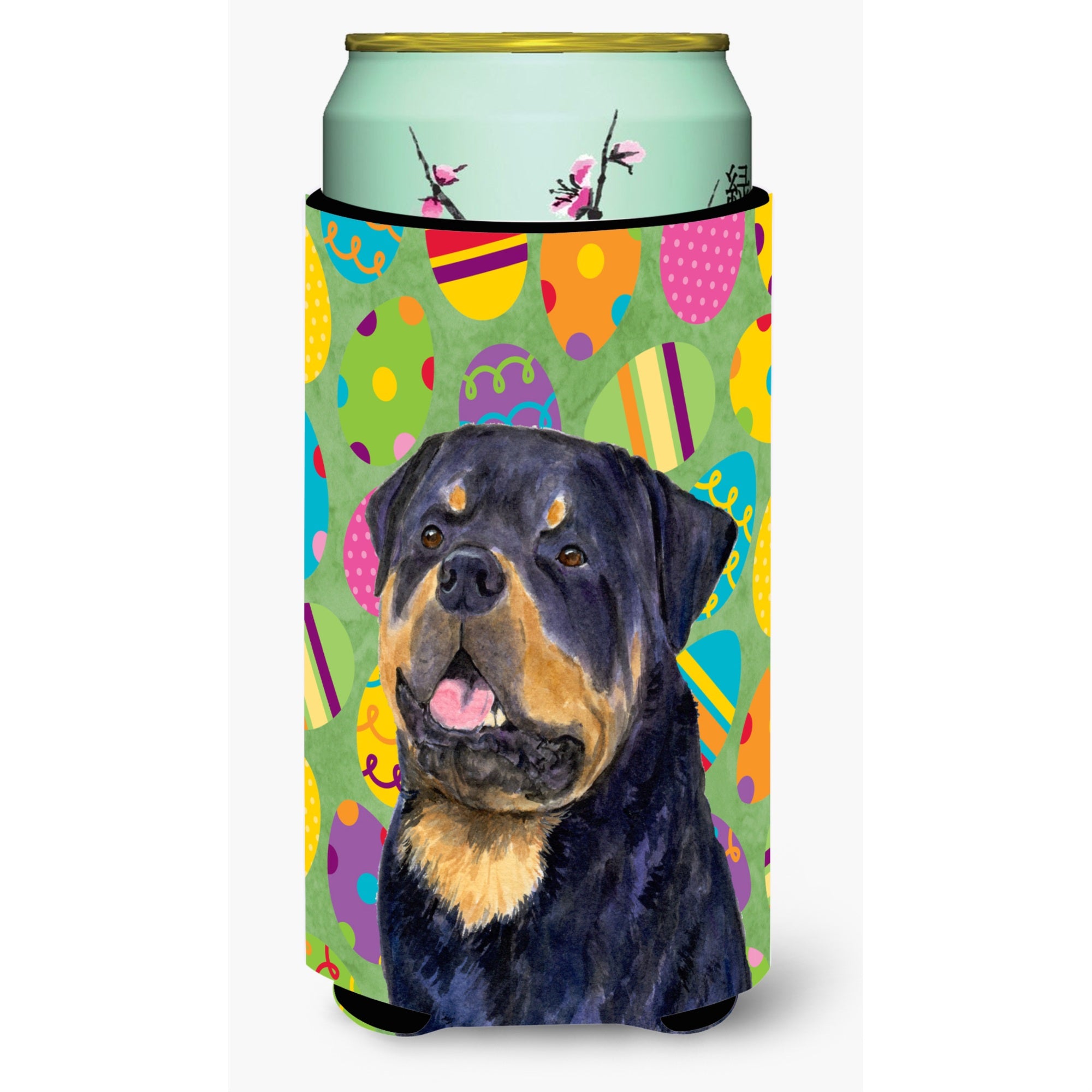 Rottweiler Easter Eggtravaganza  Tall Boy Beverage Insulator Beverage Insulator Hugger