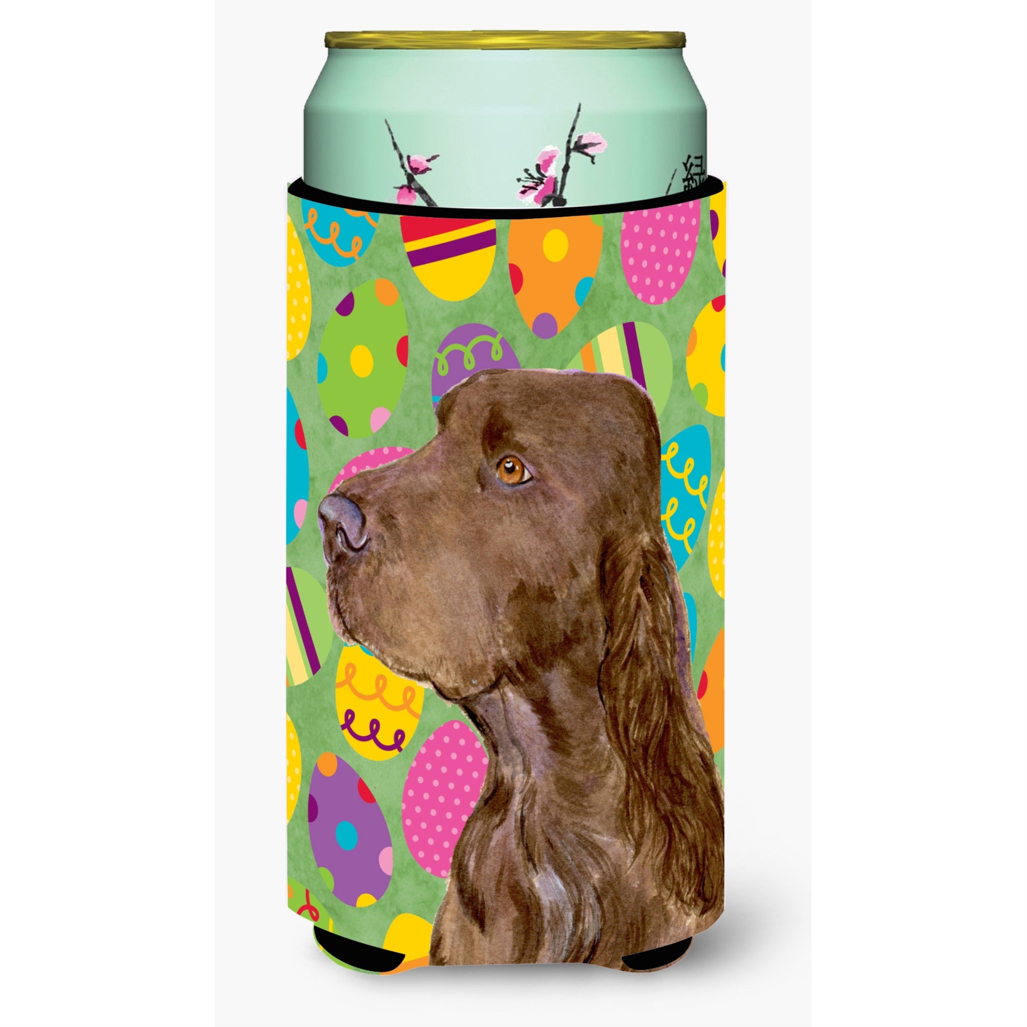 Field Spaniel Easter Eggtravaganza  Tall Boy Beverage Insulator Beverage Insulator Hugger