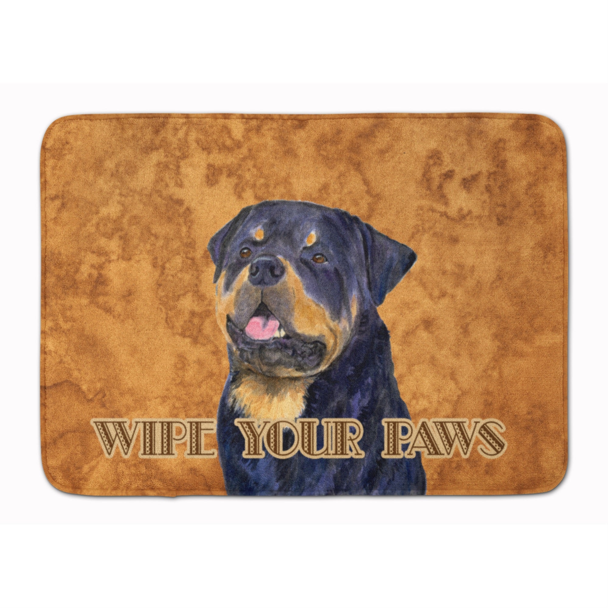 'Caroline'S Treasures Rottweiler Wipe Your Paws Floor Mat, 19'''' X 27'''', Multicolor''