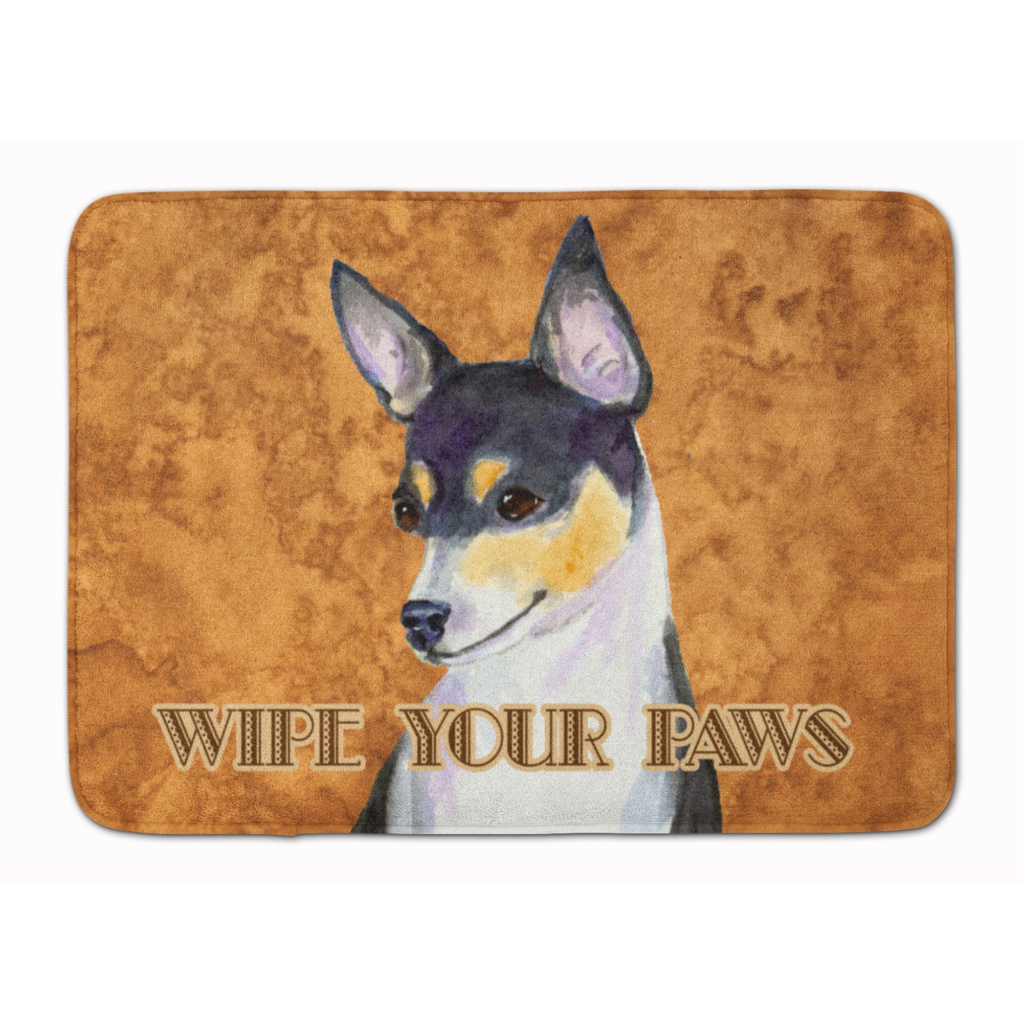 'Caroline'S Treasures Toy Fox Terrier Wipe Your Paws Floor Mat, 19'''' X 27'''', Multicolor''