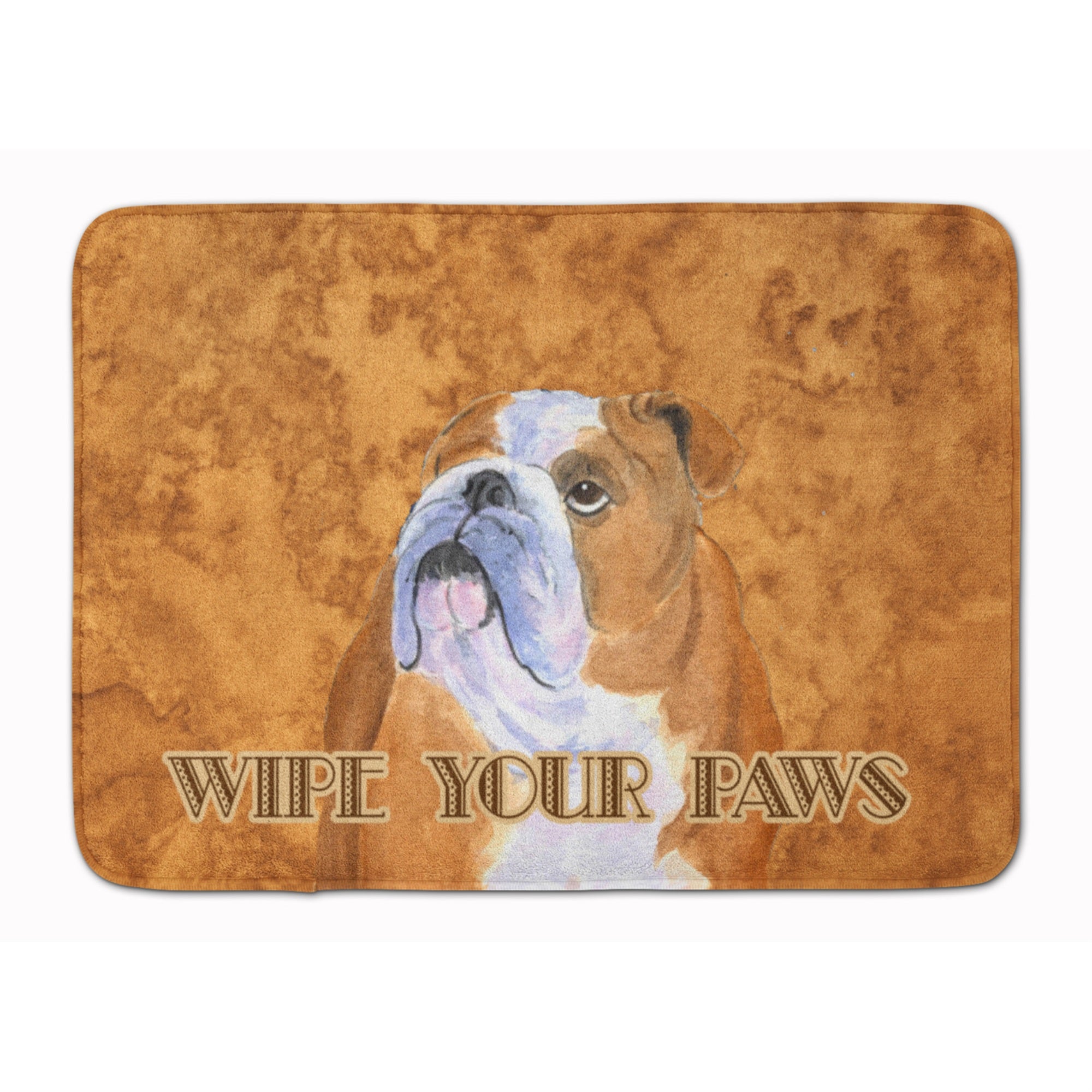 'Caroline'S Treasures Bulldog English Wipe Your Paws Floor Mat, 19'''' X 27'''', Multicolor''