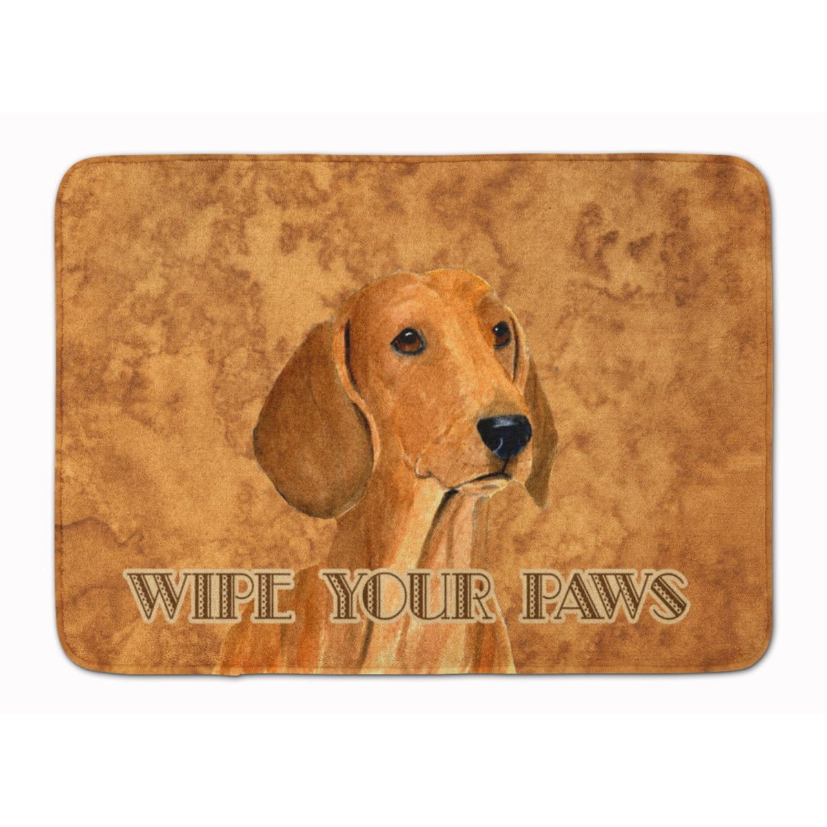 'Caroline'S Treasures Red Dachshund Wipe Your Paws Floor Mat, 19'''' X 27'''', Multicolor''