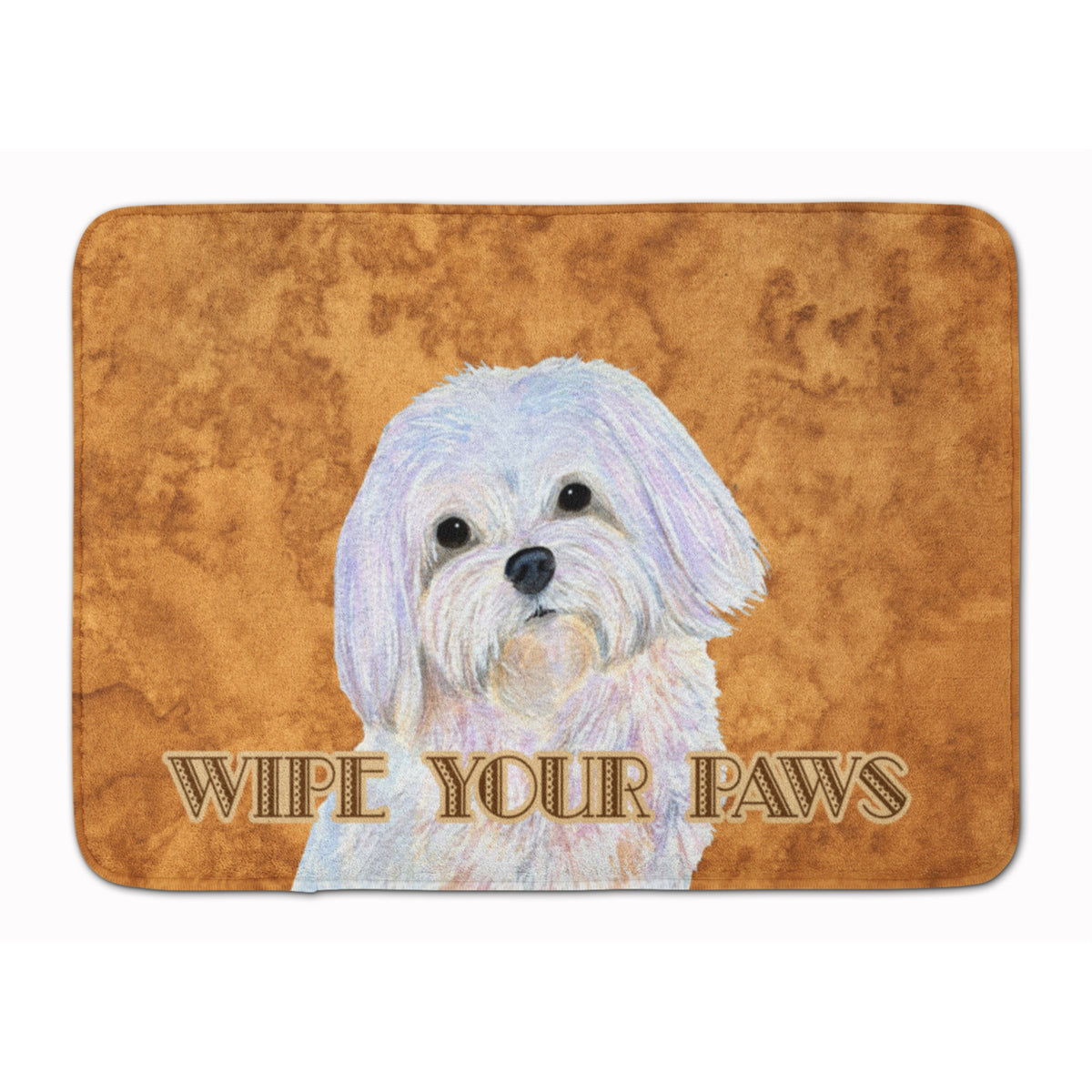 'Caroline'S Treasures Puppy Cut Maltese Wipe Your Paws Floor Mat, 19'''' X 27'''', Multicolor''