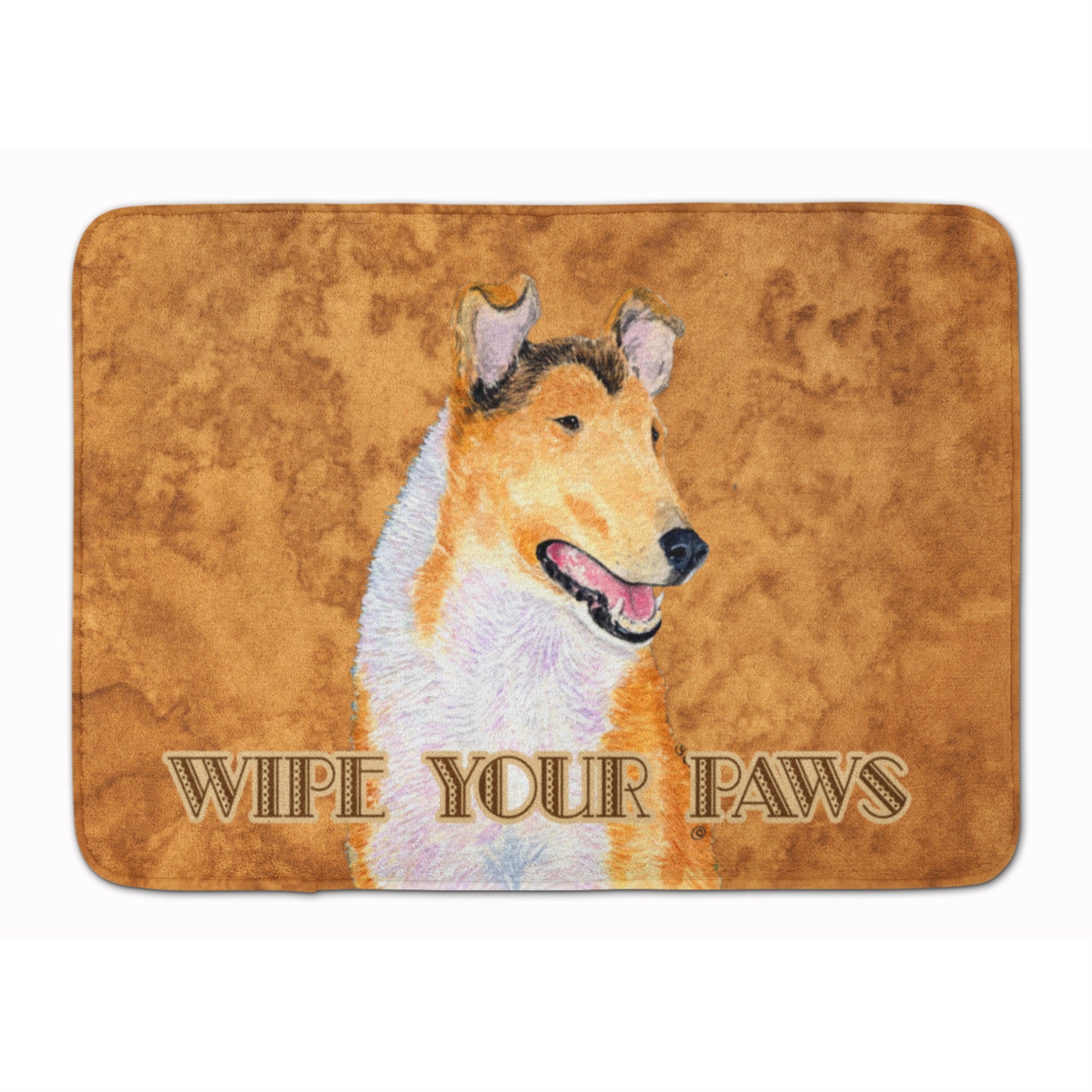 'Caroline'S Treasures Collie Smooth Wipe Your Paws Floor Mat, 19'''' X 27'''', Multicolor''