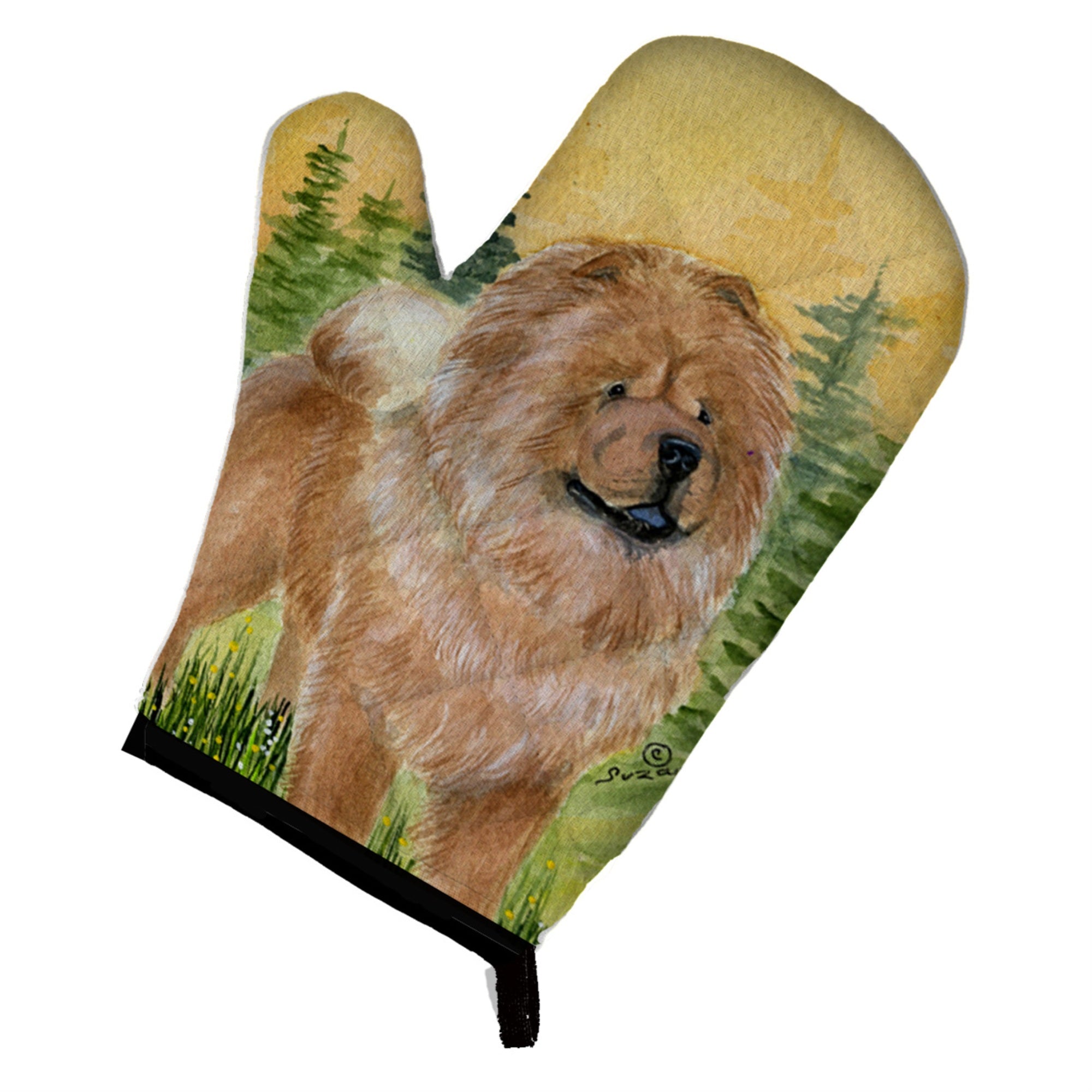 'Caroline'S Treasures Ss7004Ovmt Chow Oven Mitt, 12'''' By 8.5'''', Multicolor''