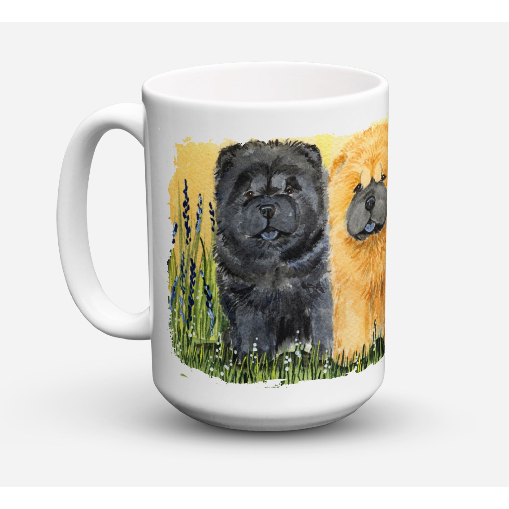 Carolines Treasures SS7006CM15 Chow Chow Dishwasher Safe Microwavable Ceramic Coffee Mug 15 oz Multicolor